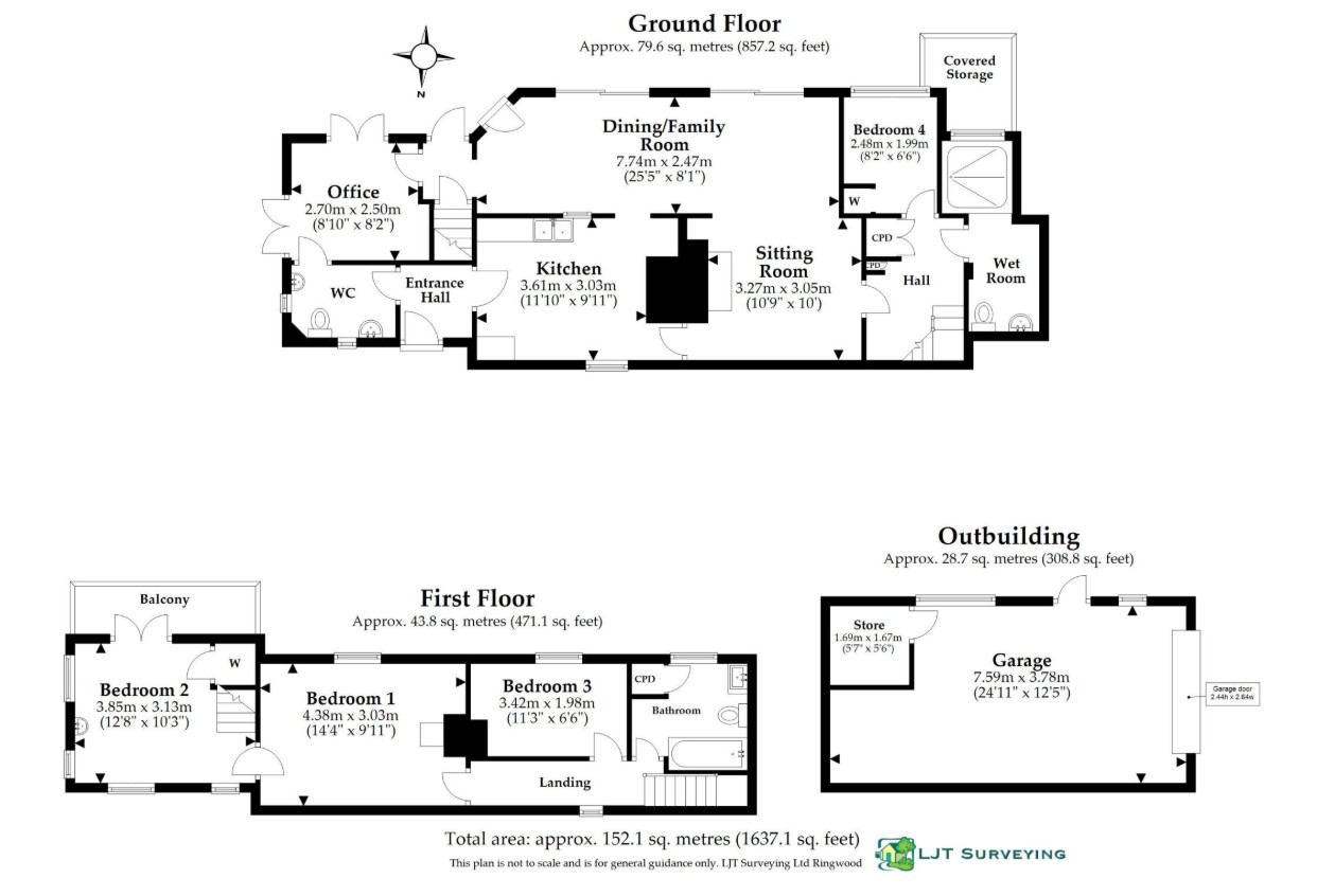 Graylands, Newgrounds, Fordingbridge floorplan