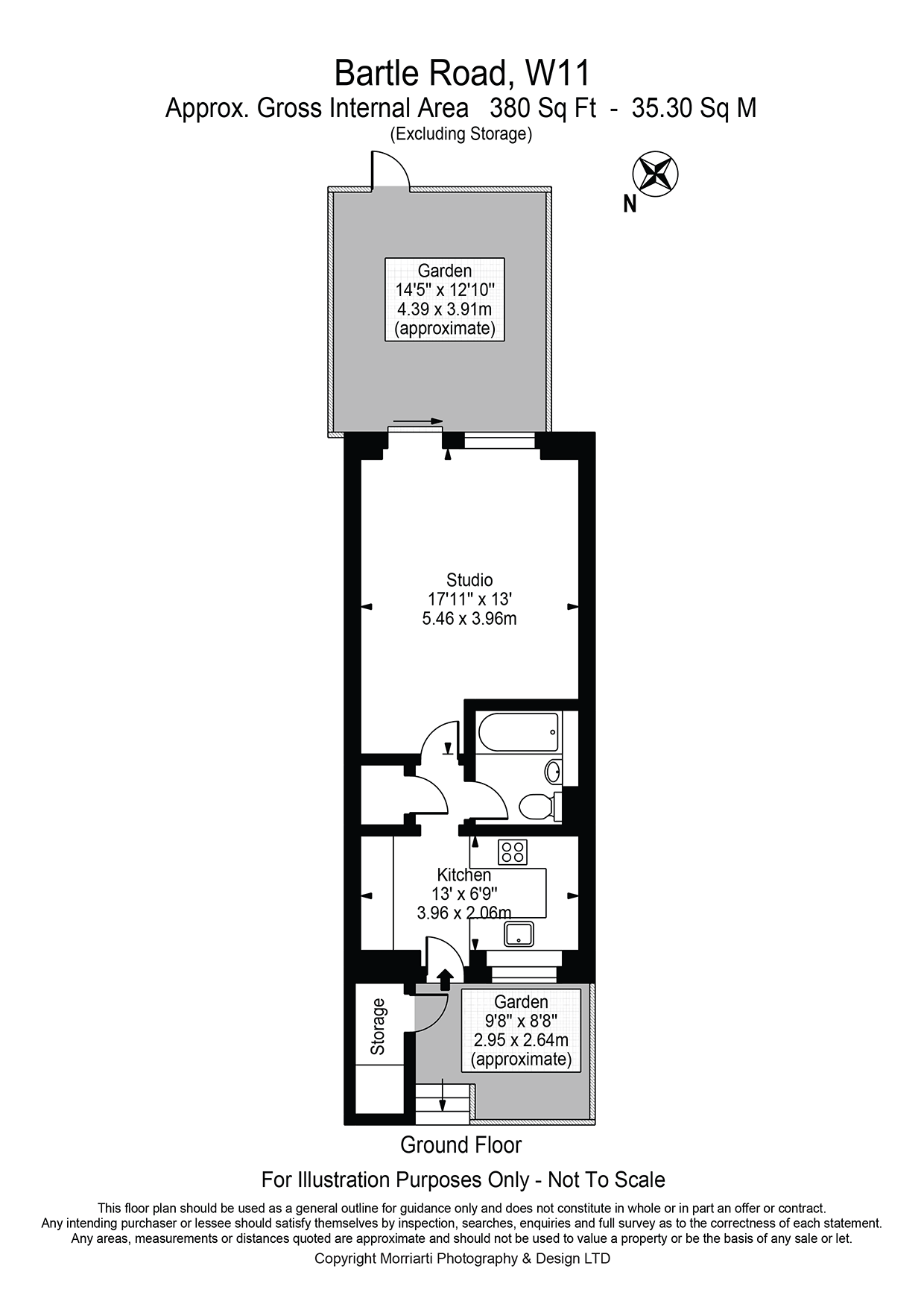25, Bartle Road, London floorplan