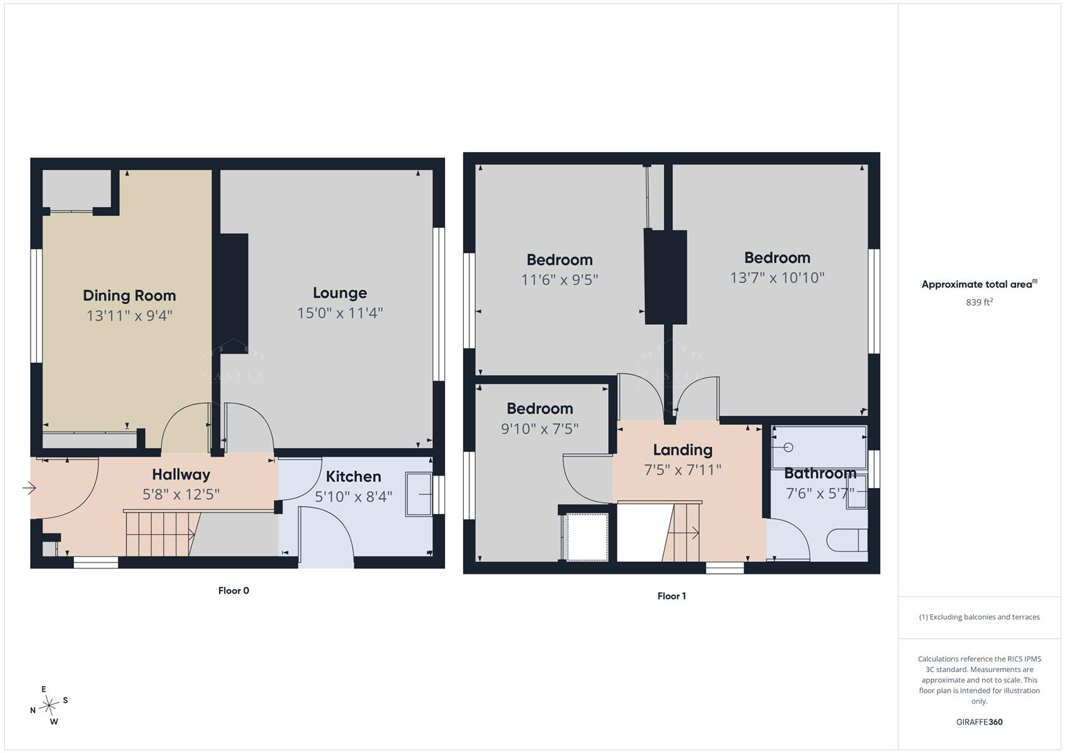 72, Featherston Drive, Burbage floorplan