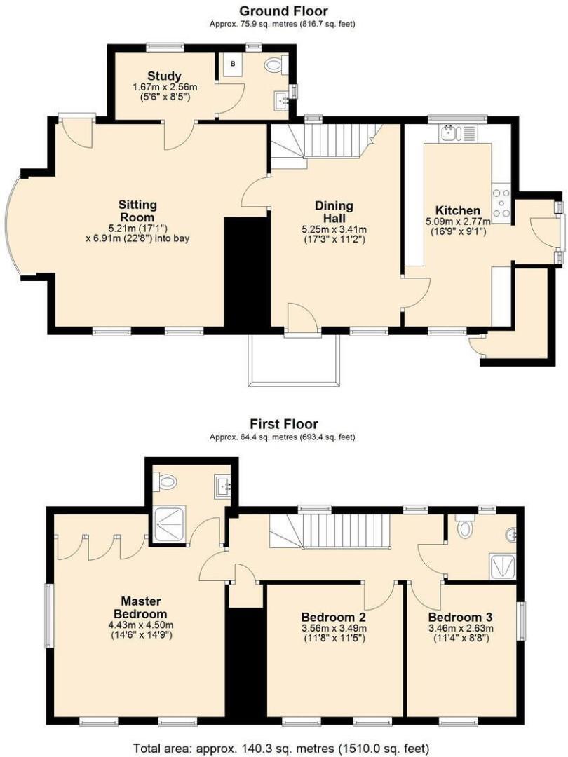 Hunters Lodge, The Street, Badminton floorplan