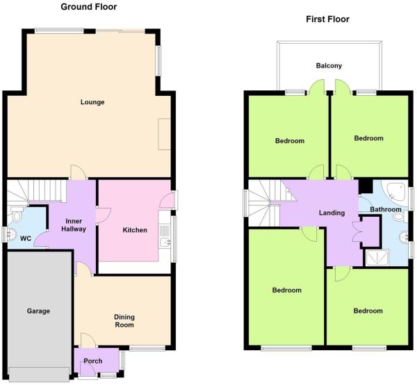 4 Bedrooms Detached house for sale in Canons Close, Bicknacre, Chelmsford, Essex CM3
