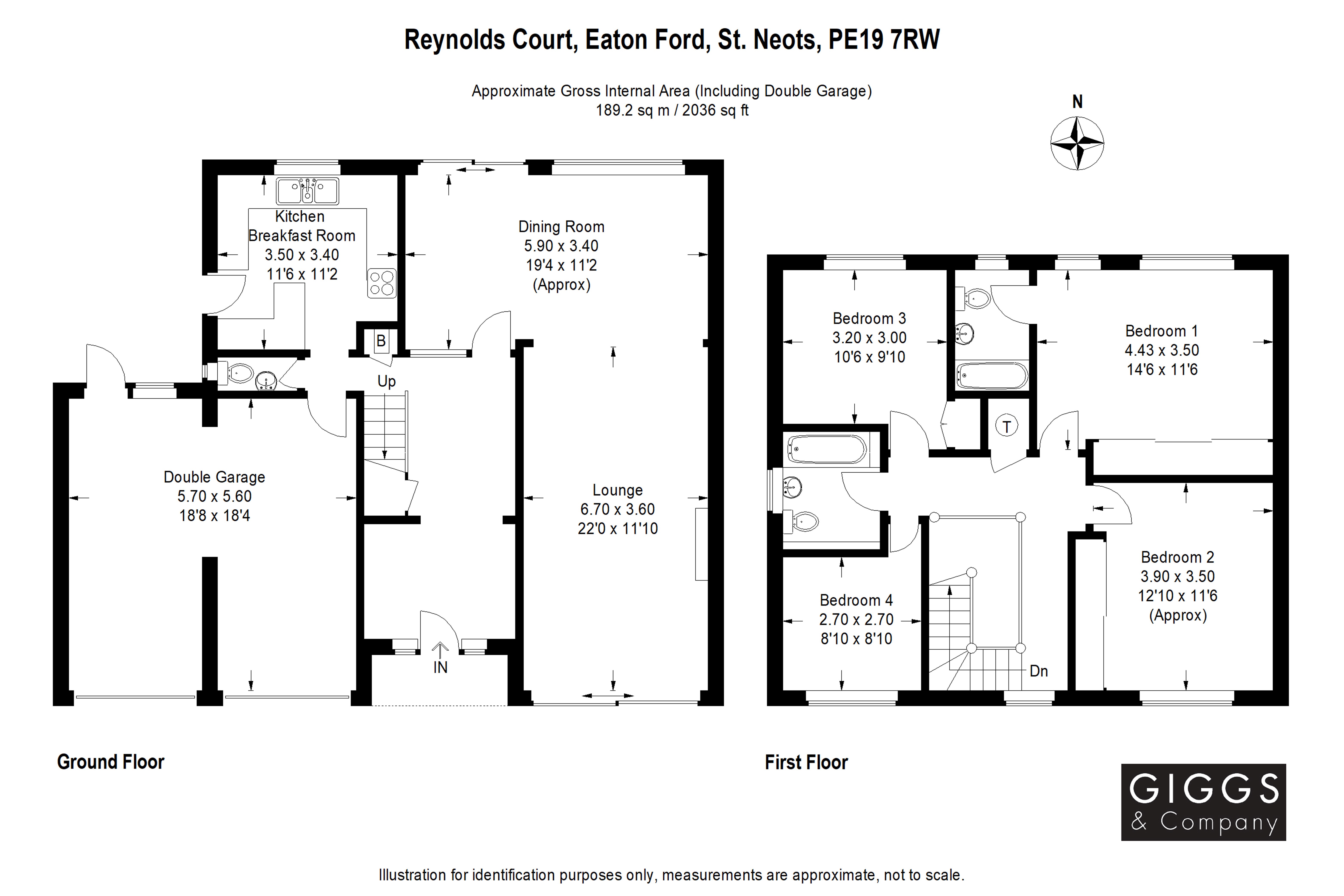 4 Bedrooms Detached house for sale in Reynolds Court, Eaton Ford, St. Neots, Cambridgeshire PE19