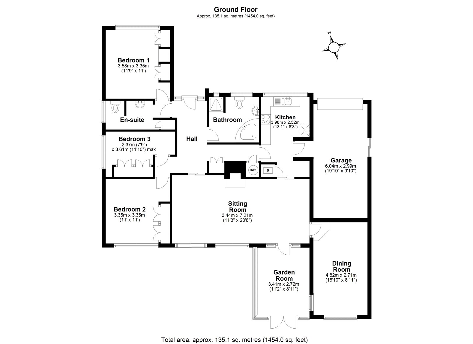 Roundway Park, Devizes, Wiltshire SN10, 3 bedroom detached bungalow for