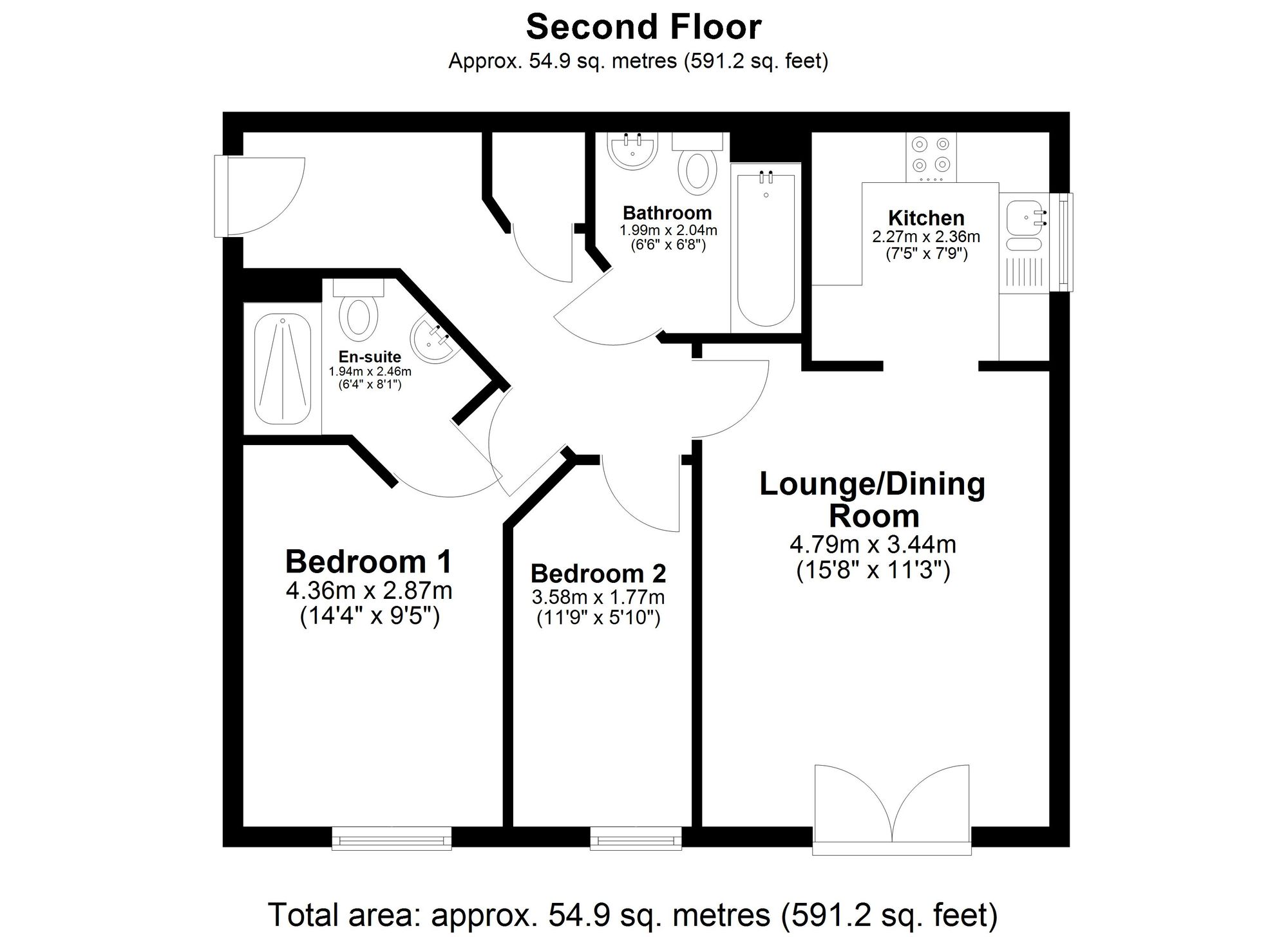 168a Dobede Way, Ely floorplan