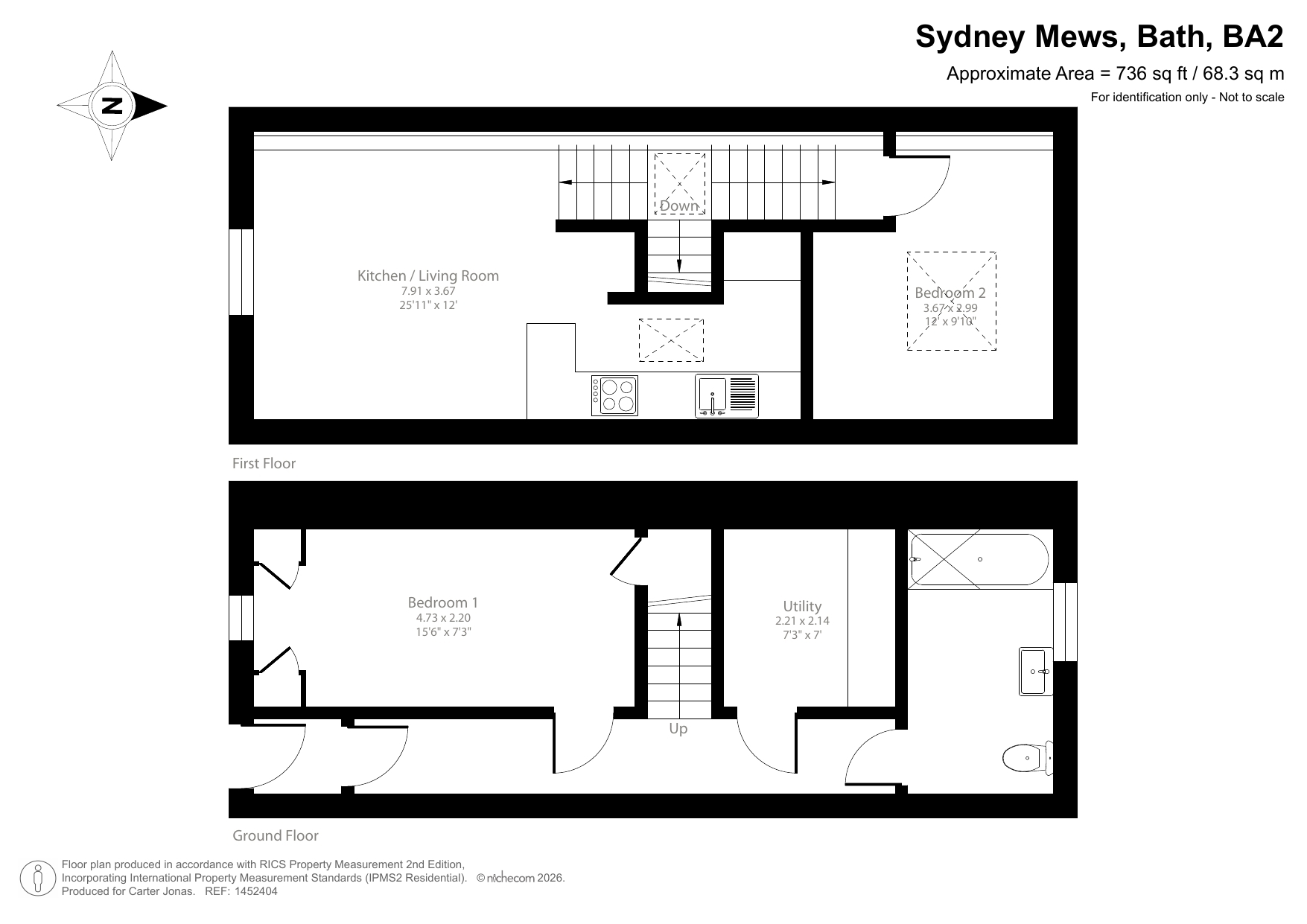 94A, Sydney Mews, Somerset floorplan