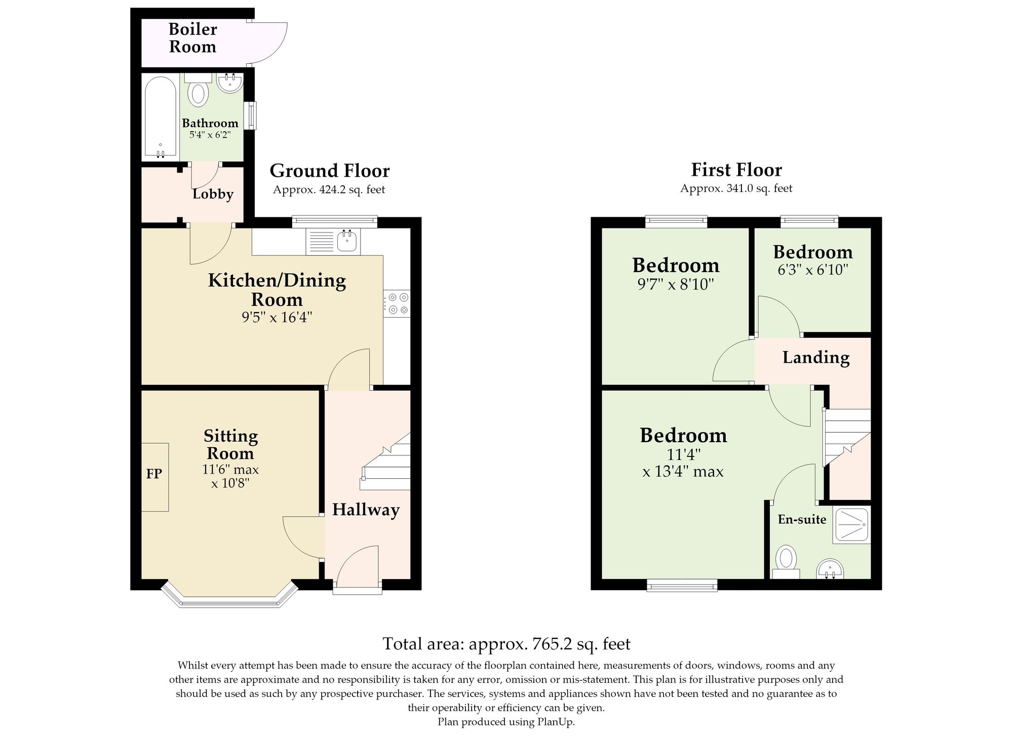 Langley Cross Street, Eye floorplan