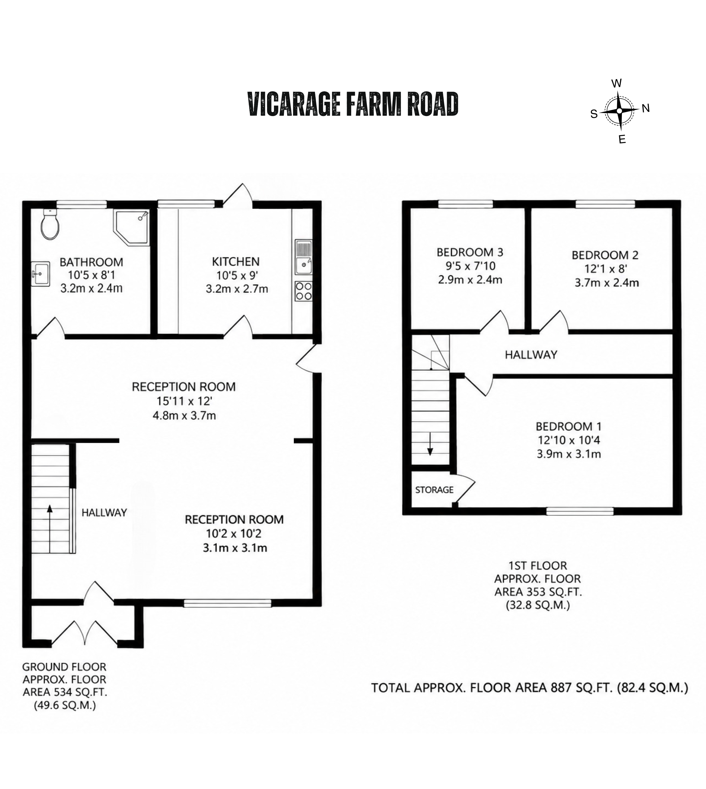 150, Vicarage Farm Road, Hounslow floorplan