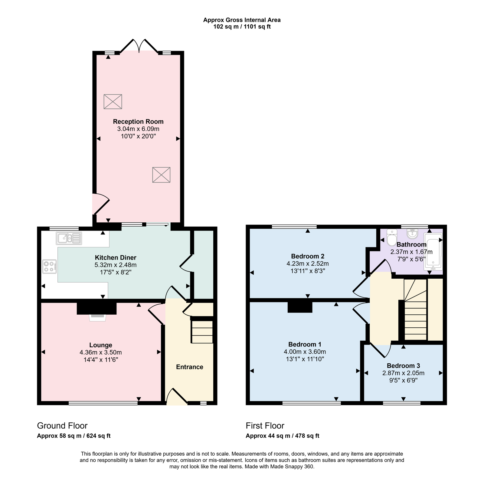 19, Skinburness Drive, Wigton floorplan