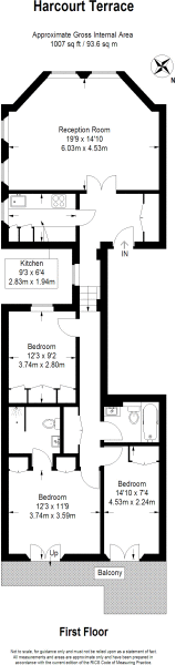 3 Bedrooms Flat to rent in Harcourt Terrace, Chelsea, London SW10