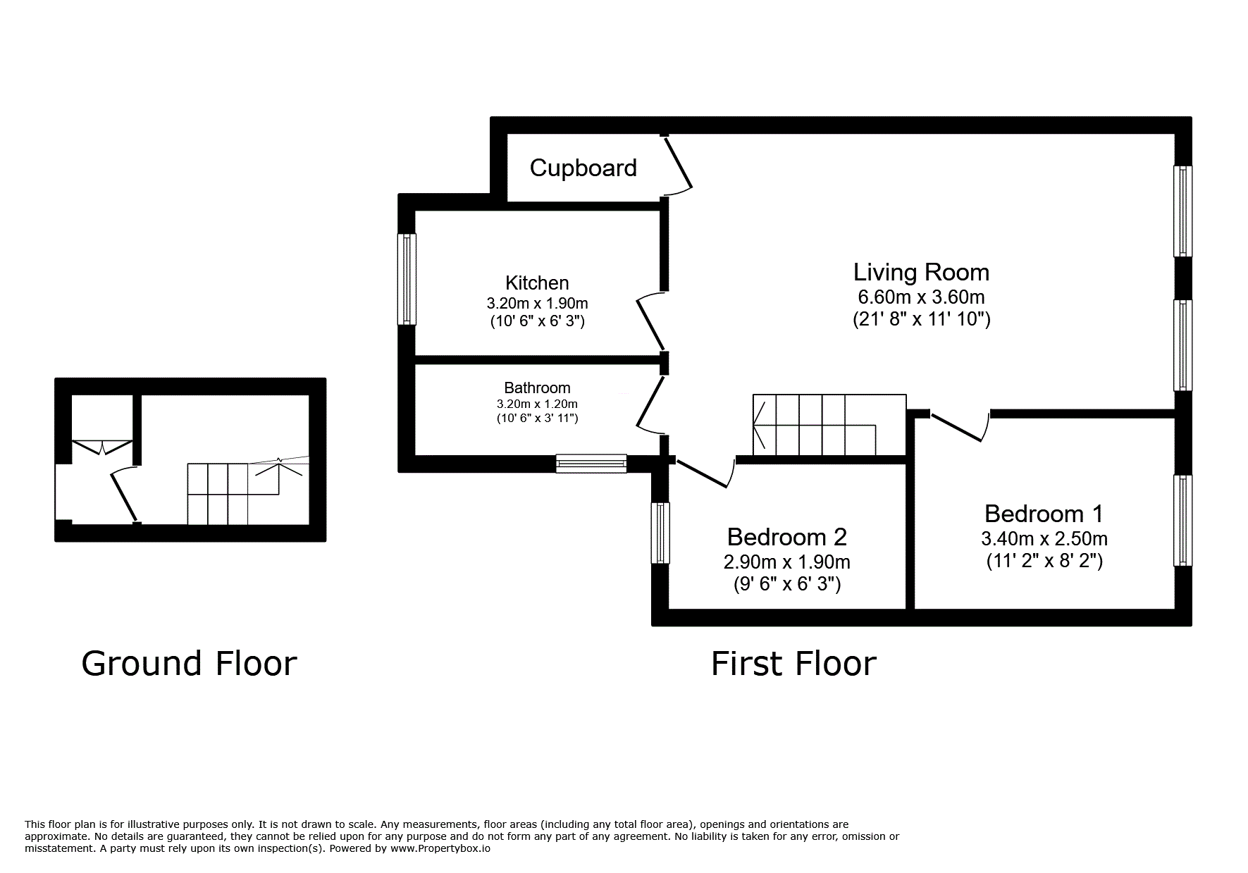 Flat 1, The Paragon, 9-10 Brunswick Road, Worthing floorplan