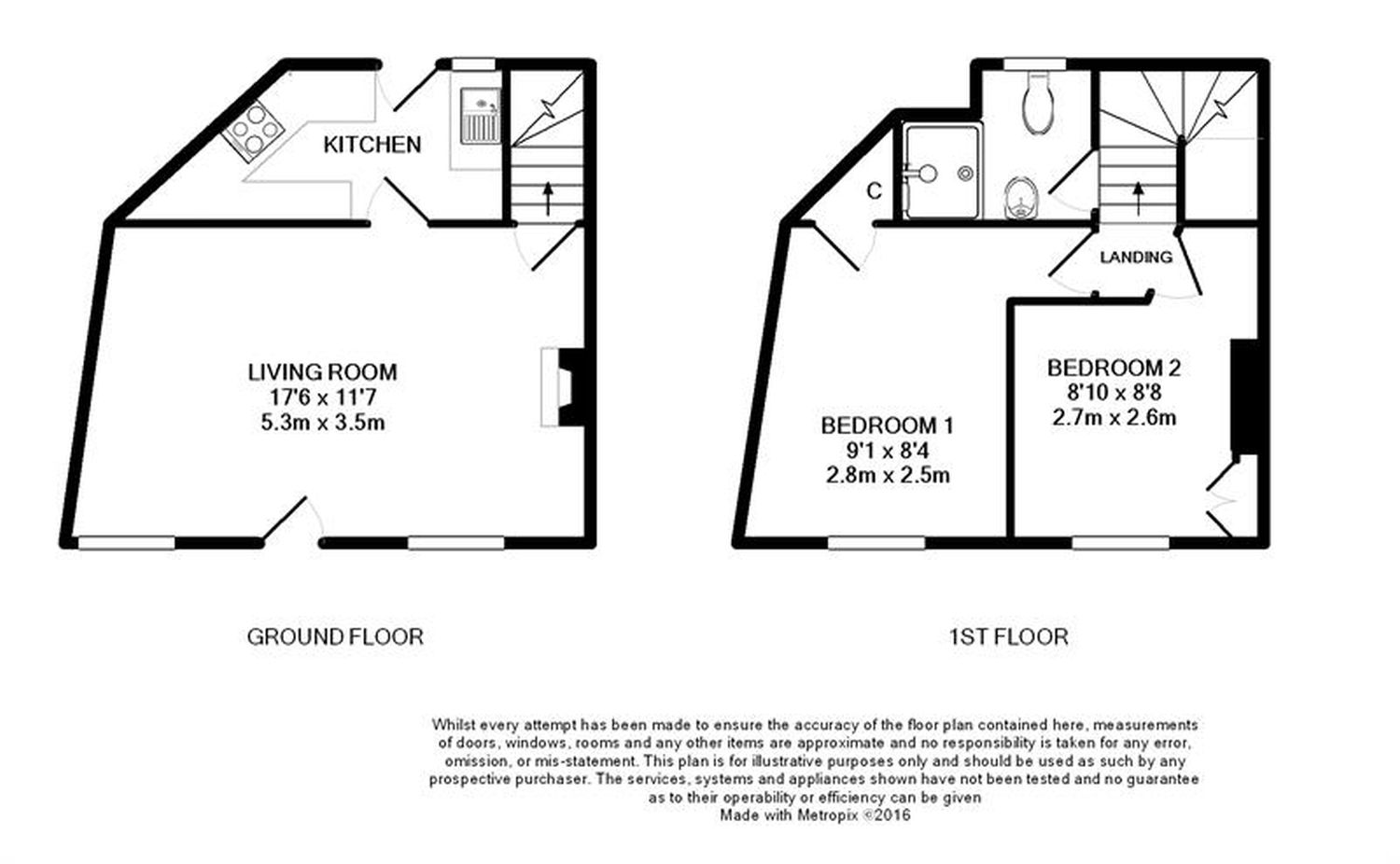 2 Bedrooms End terrace house to rent in Bell Street, Talgarth, Brecon LD3