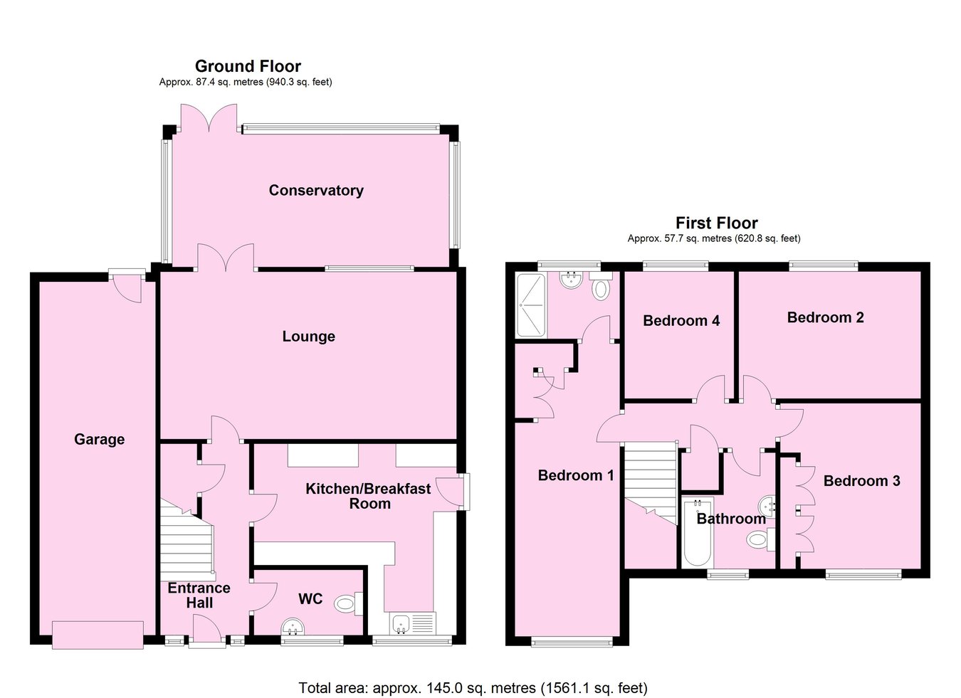15, Malling Avenue, LEICESTER floorplan
