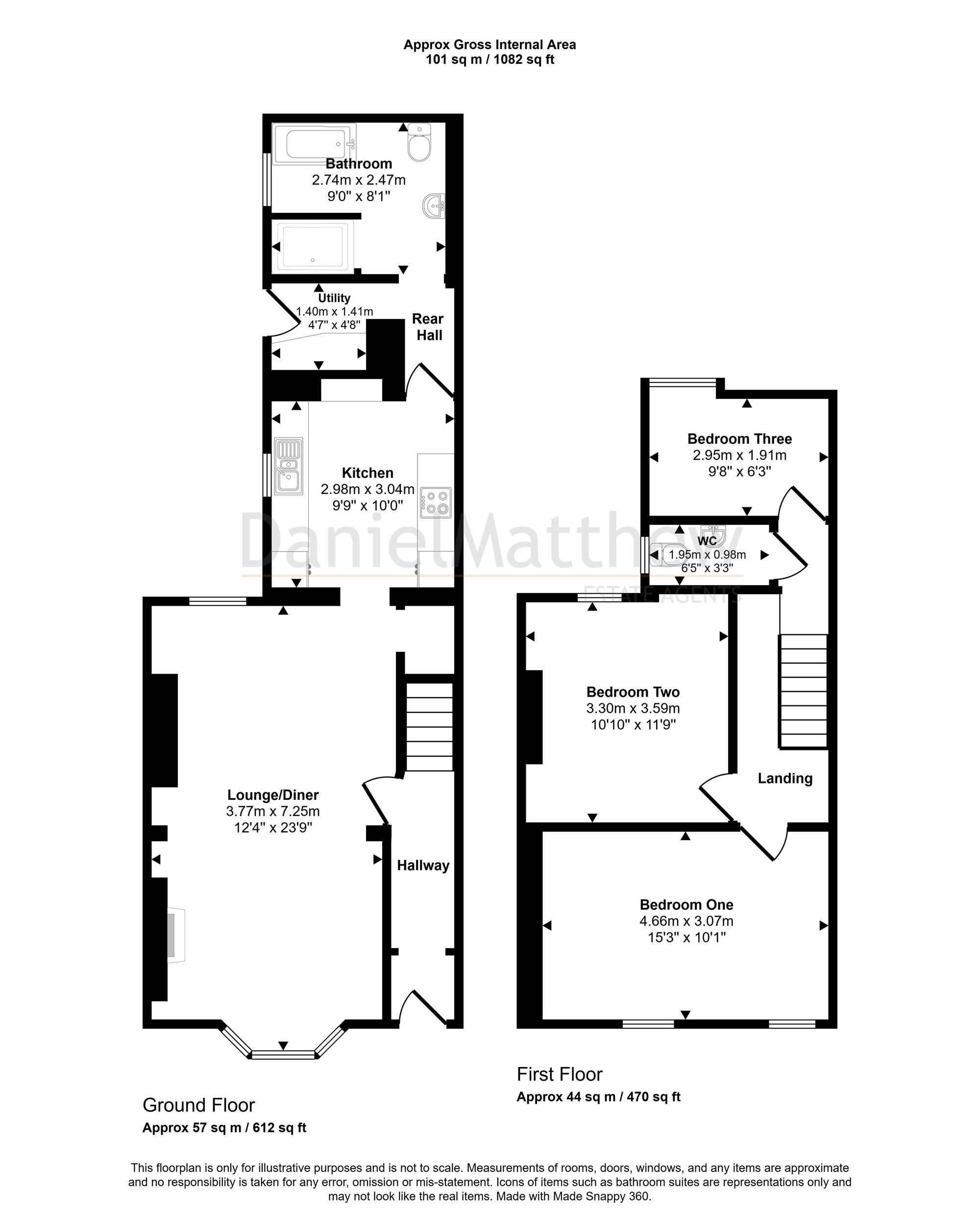 7 Sea View, Bridgend floorplan