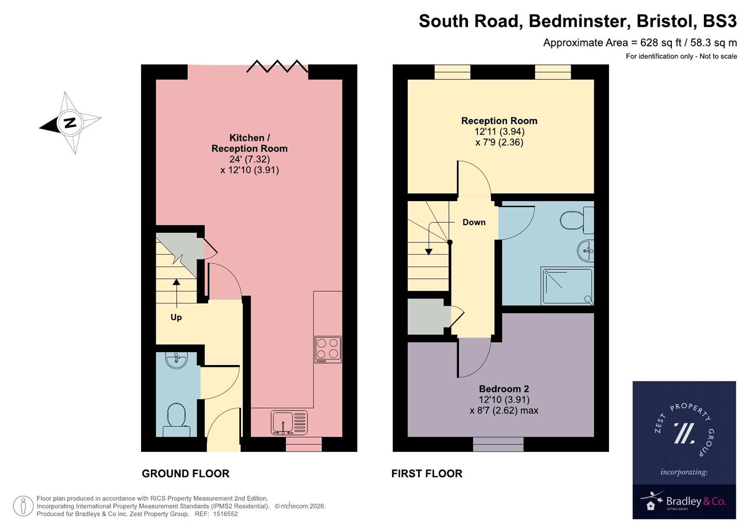 12, South Road, Bristol floorplan