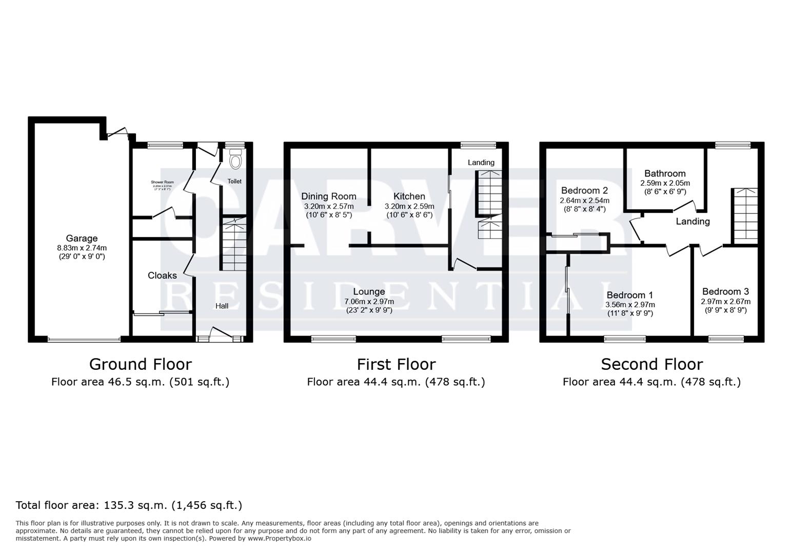 120, Washington Crescent, Newton Aycliffe floorplan