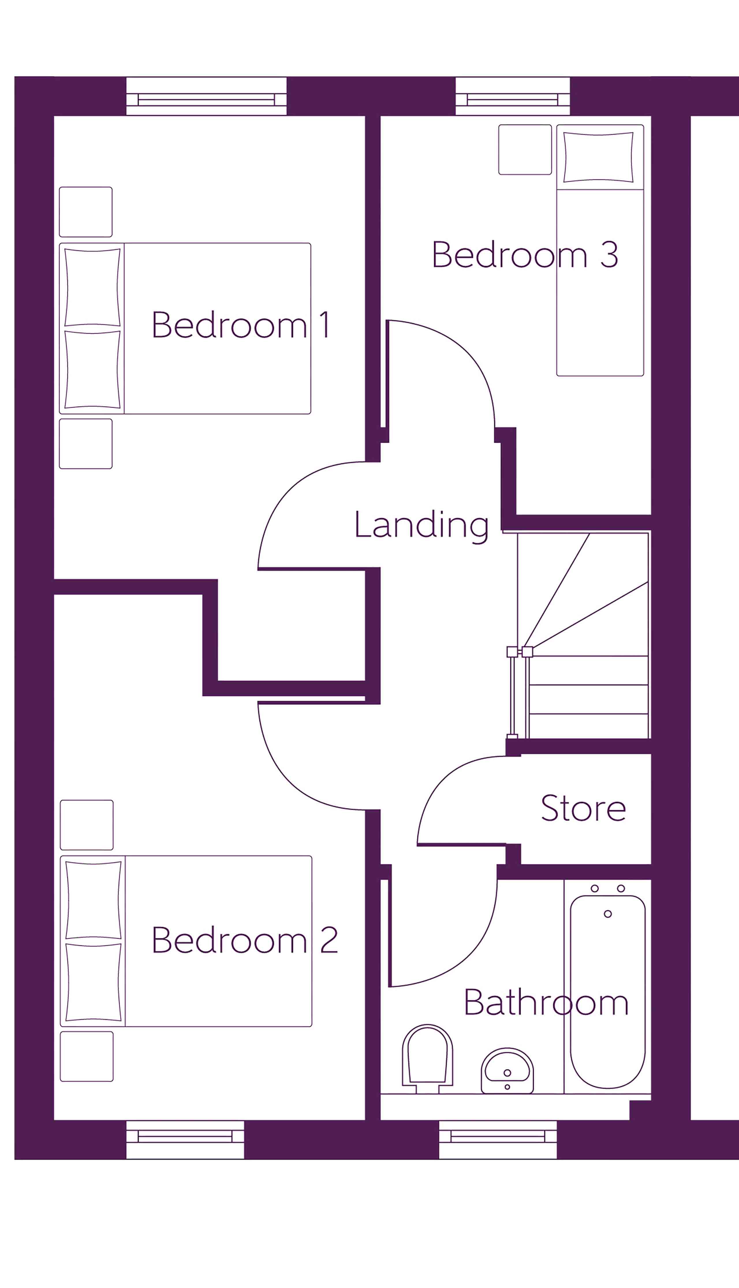 438, Williamwood Drive, Kilmarnock floorplan