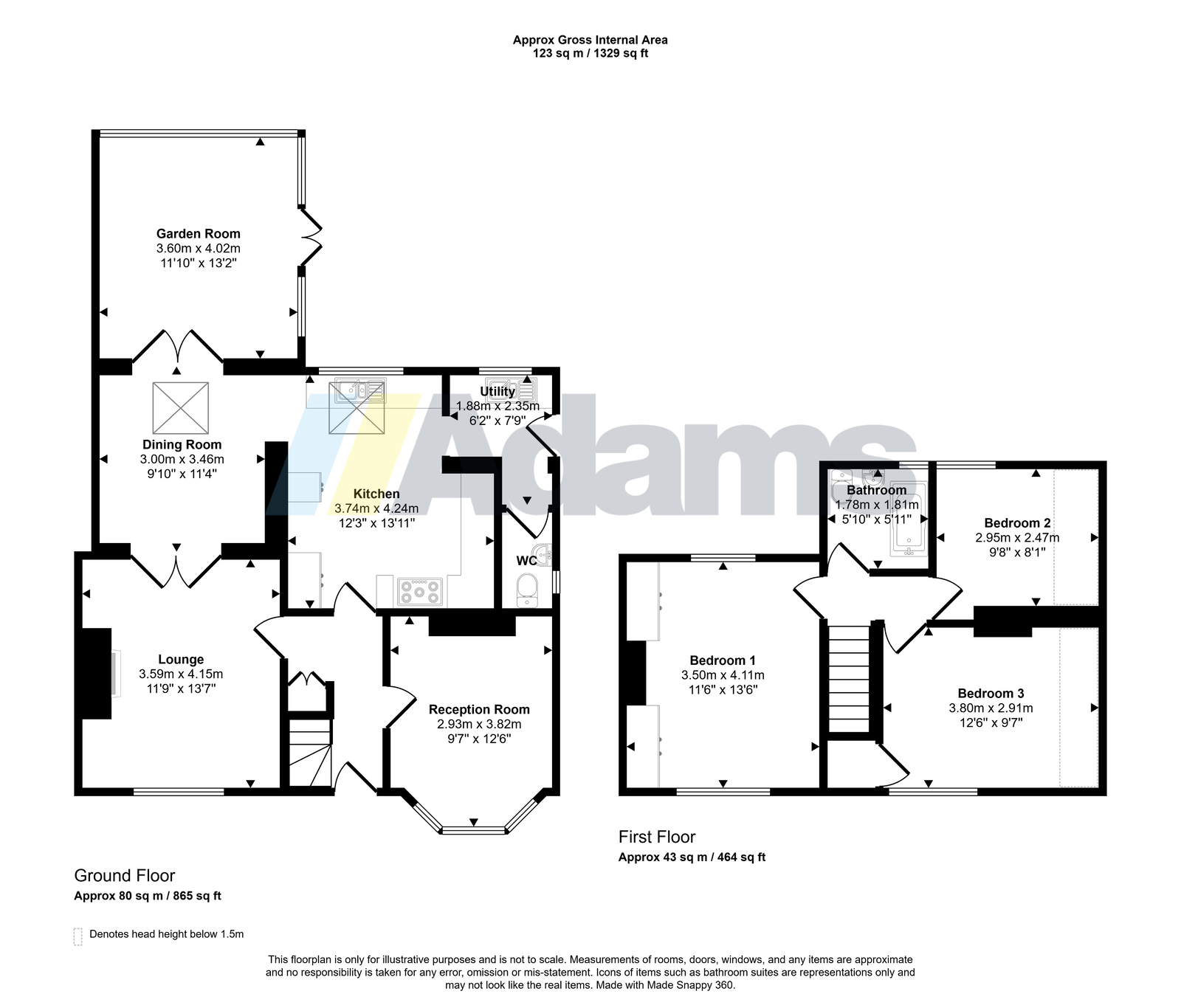 17, Ackers Lane, Warrington floorplan