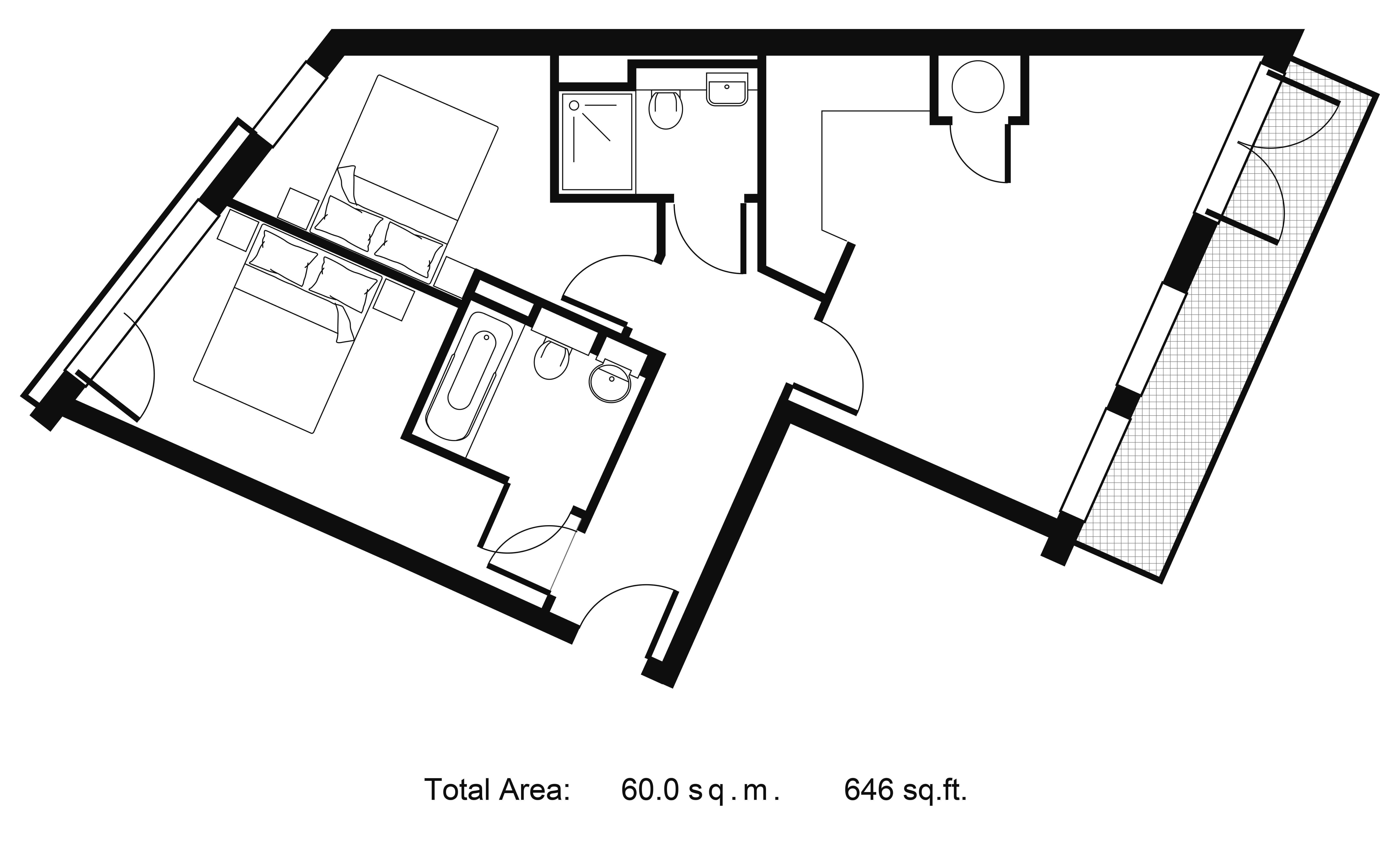 Flat 18, Langan House, 14, Keymer Place, London floorplan