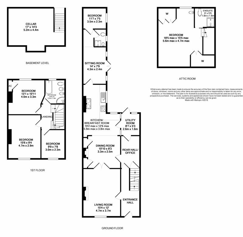 5 Bedrooms Terraced house for sale in Eyrie Oakes, Watton, Brecon LD3