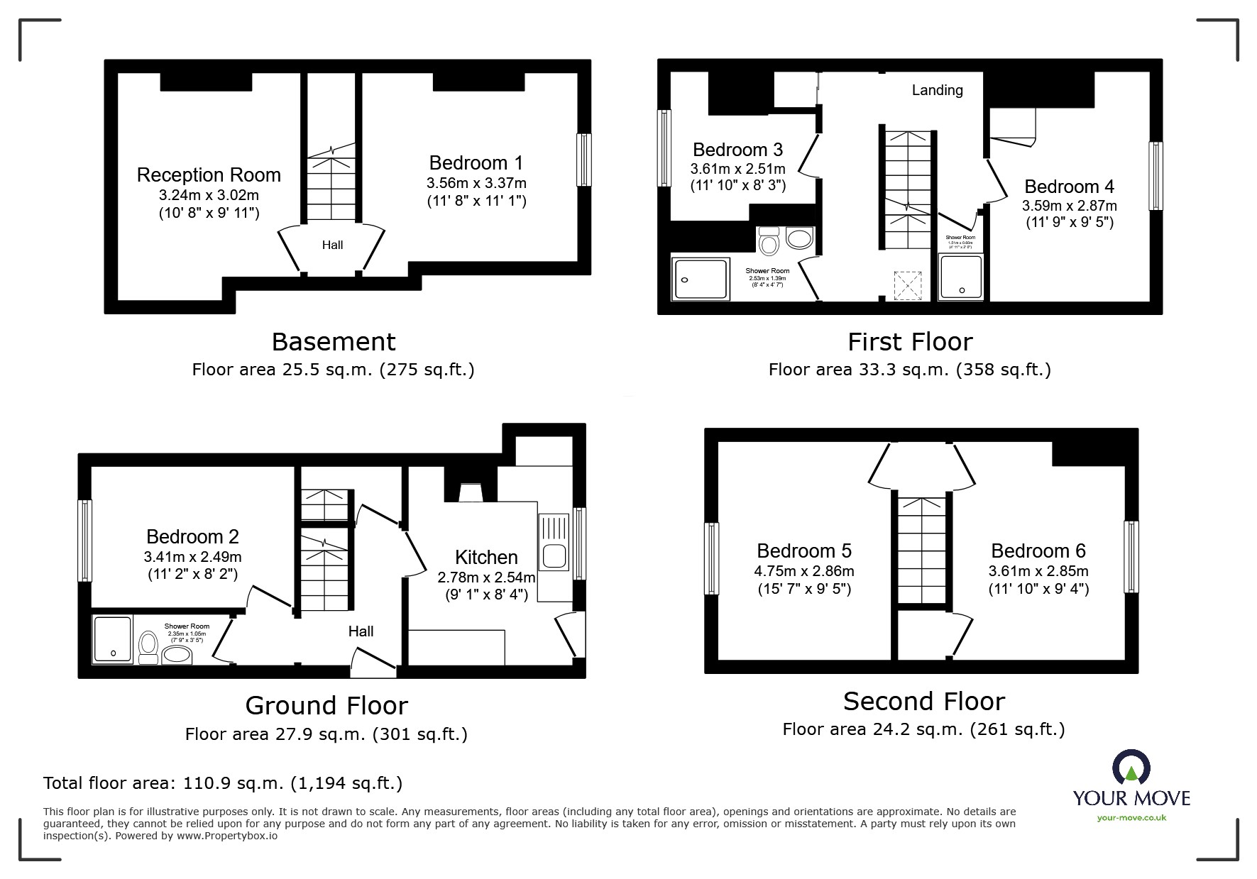 11, Hereward Street, Lincolnshire floorplan