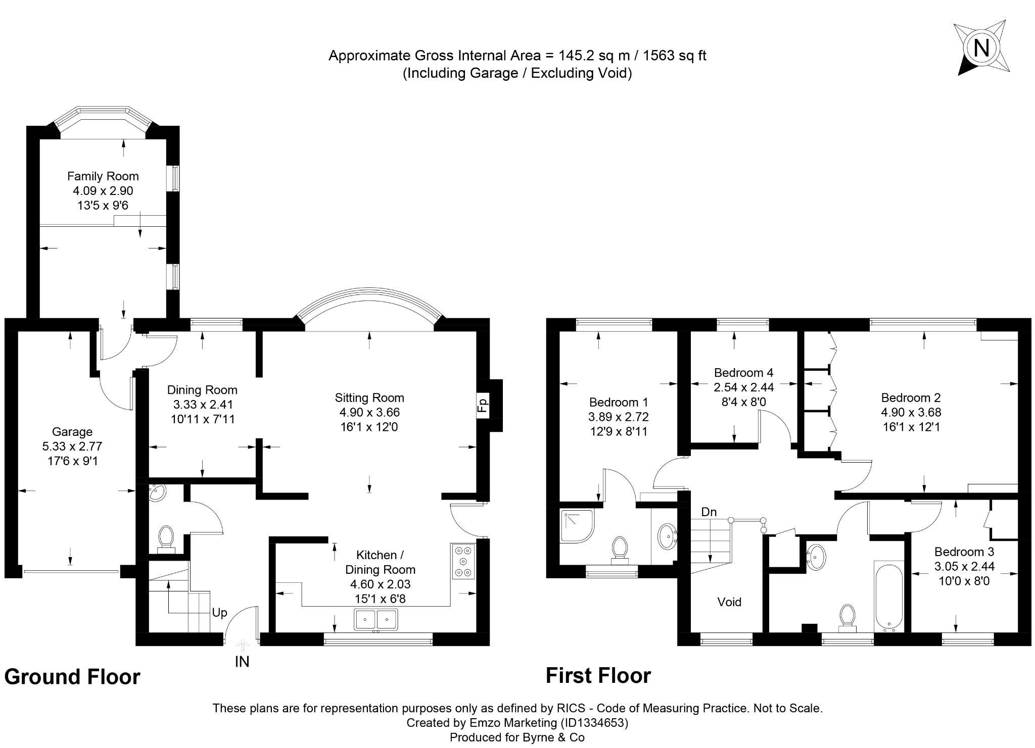 Larkrise, Tanfield Lane, Wickham floorplan