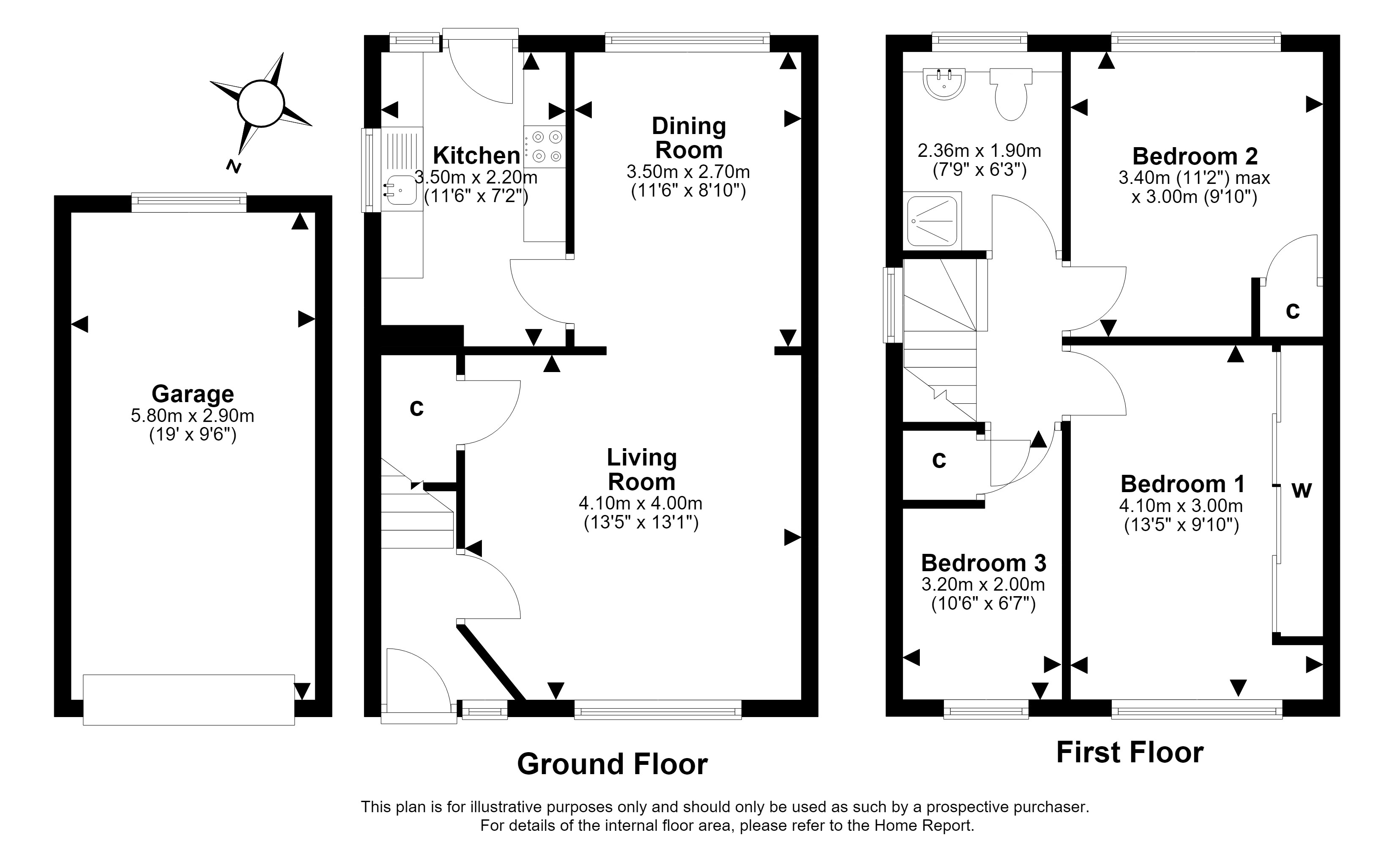 20, Rullion Road, Penicuik floorplan