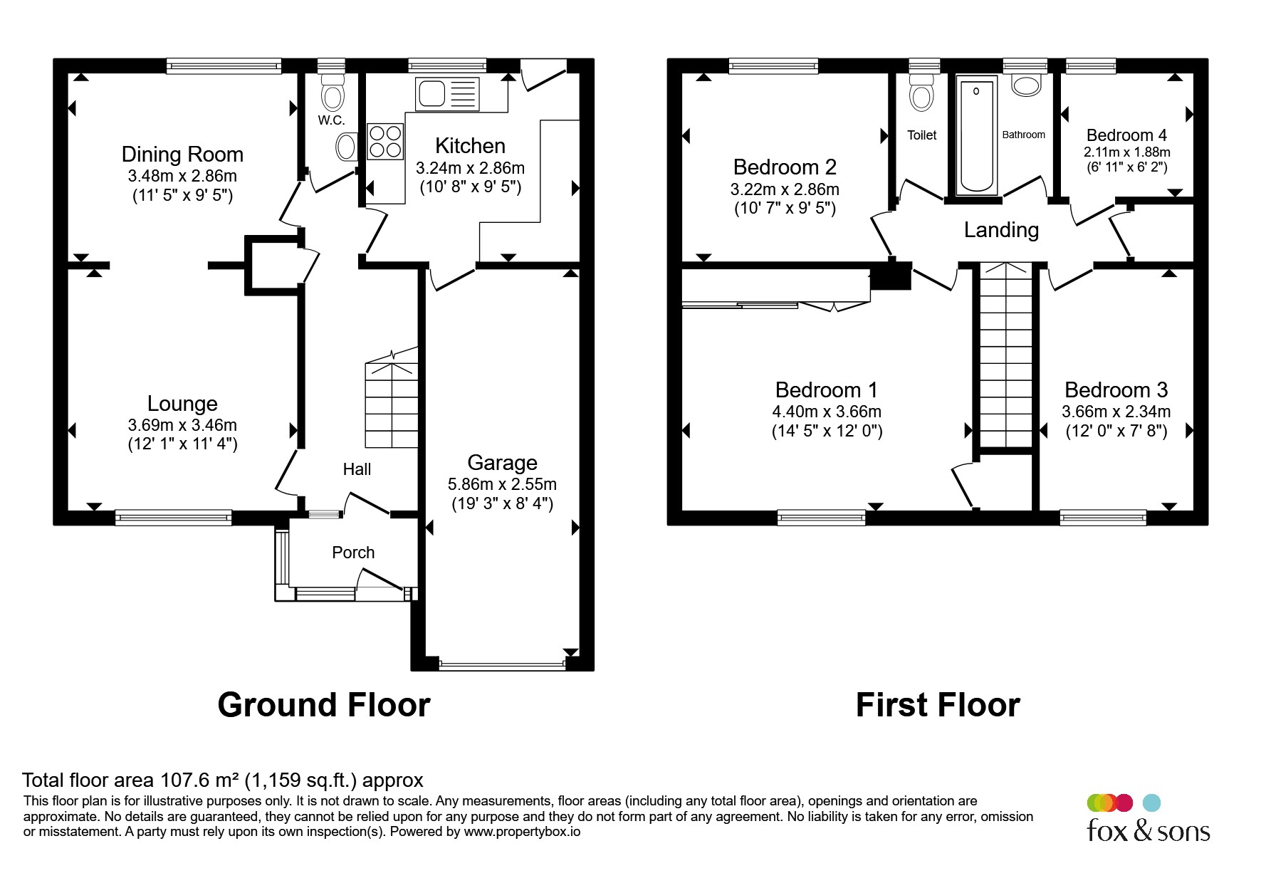 22, Newlands Grove, Taunton floorplan