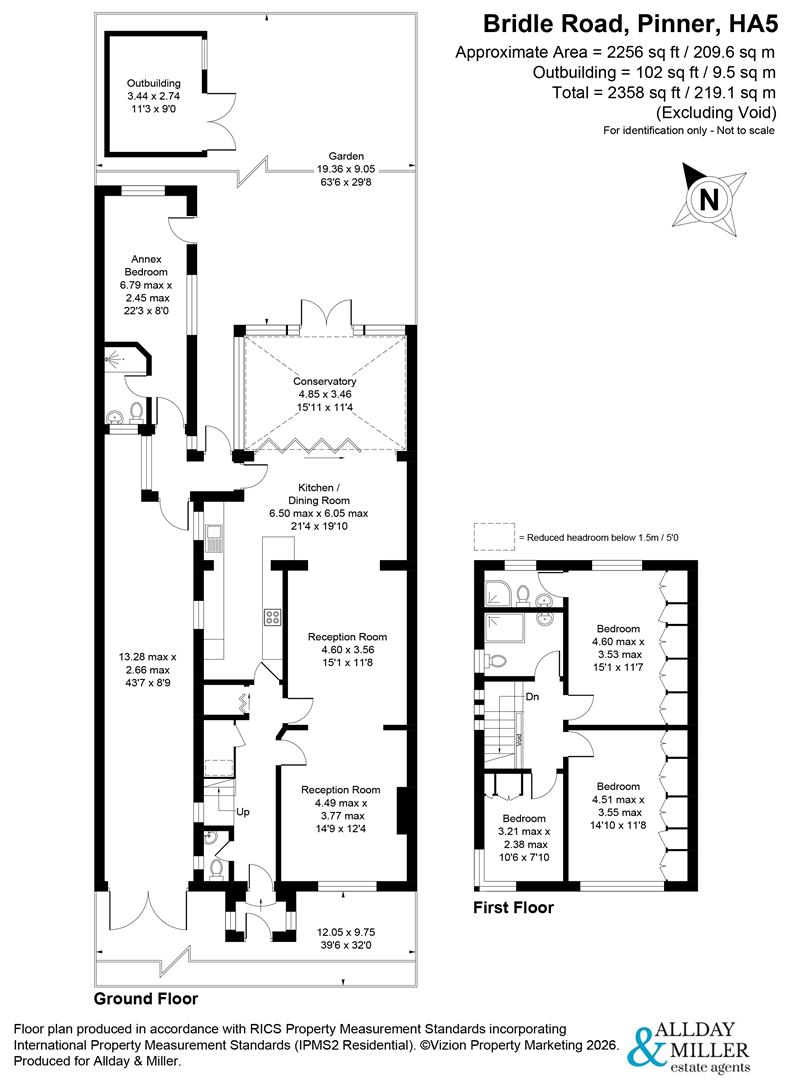 65, Bridle Road, Pinner floorplan