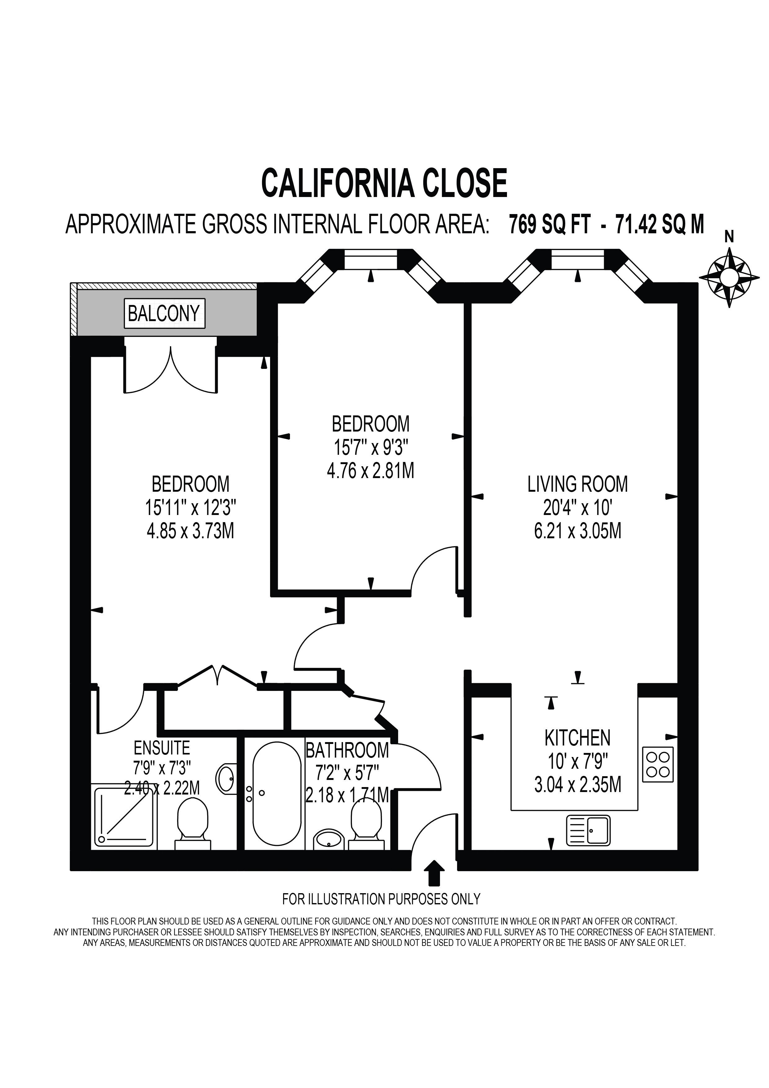 12, California Close, Sutton floorplan