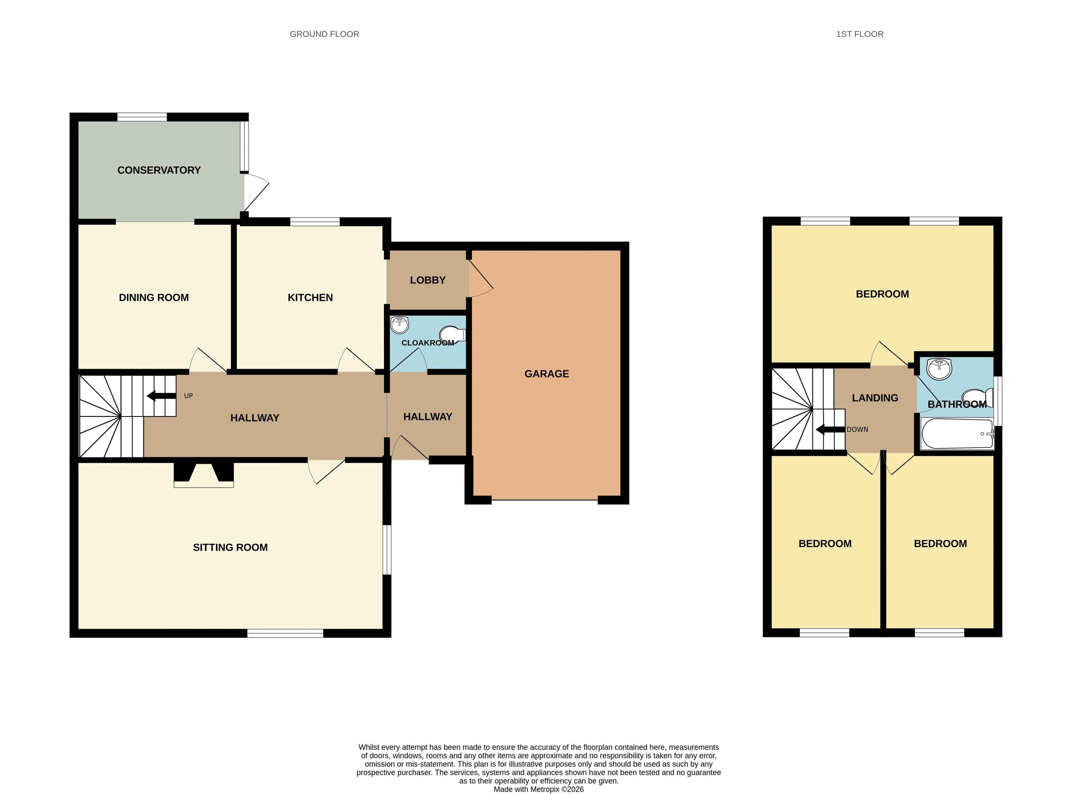 28, Woodland Close, Bury St. Edmunds floorplan