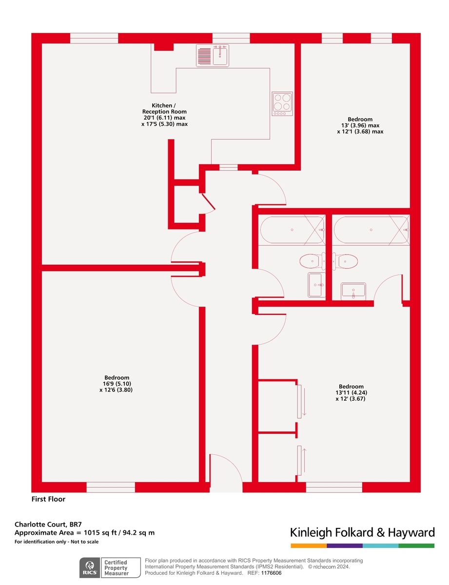 5 Charlotte Court,, Camden Grove, Chislehurst floorplan