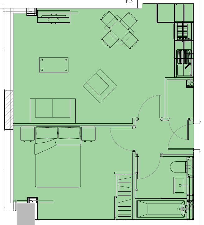 Apartment 816 Broadway, 105, Broad Street, Birmingham floorplan