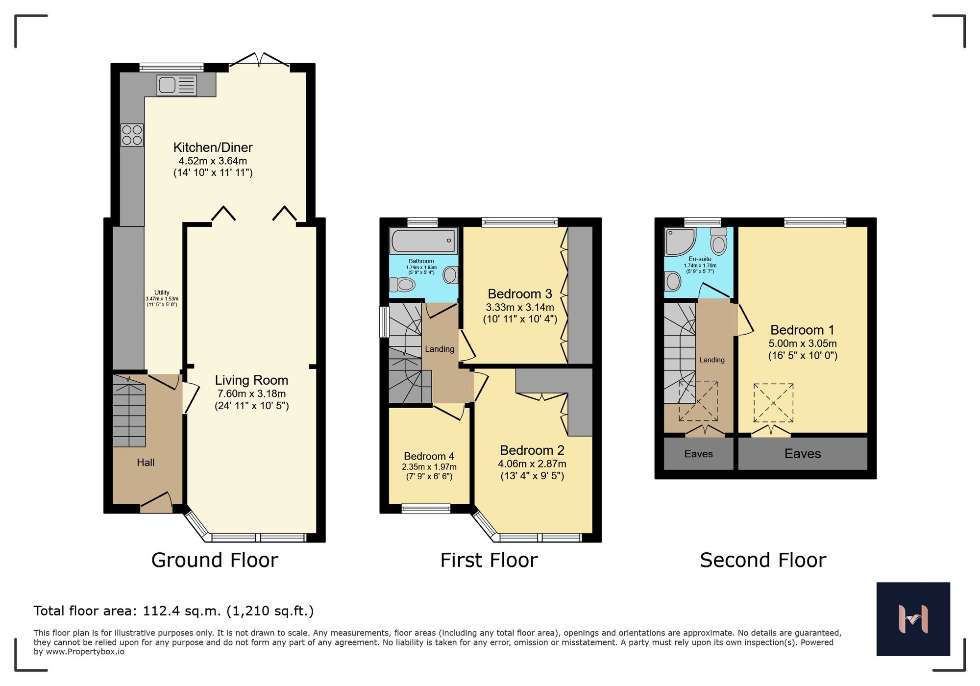 15 Headley Road, Leicester floorplan
