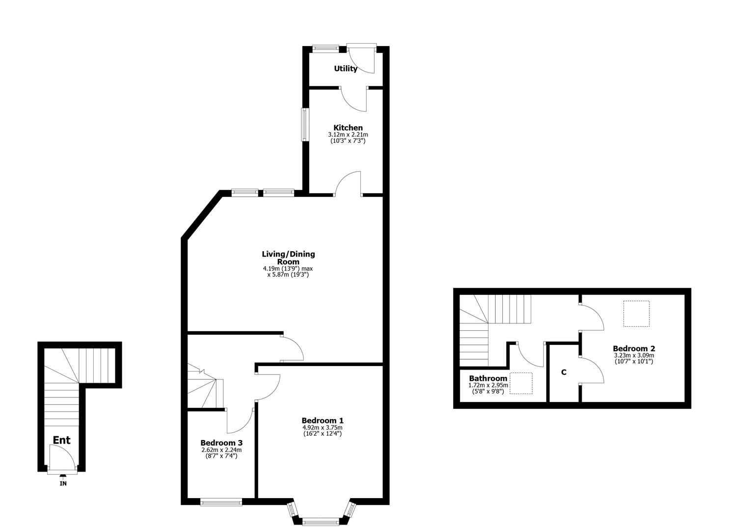13, Taylor Street, Clydebank floorplan