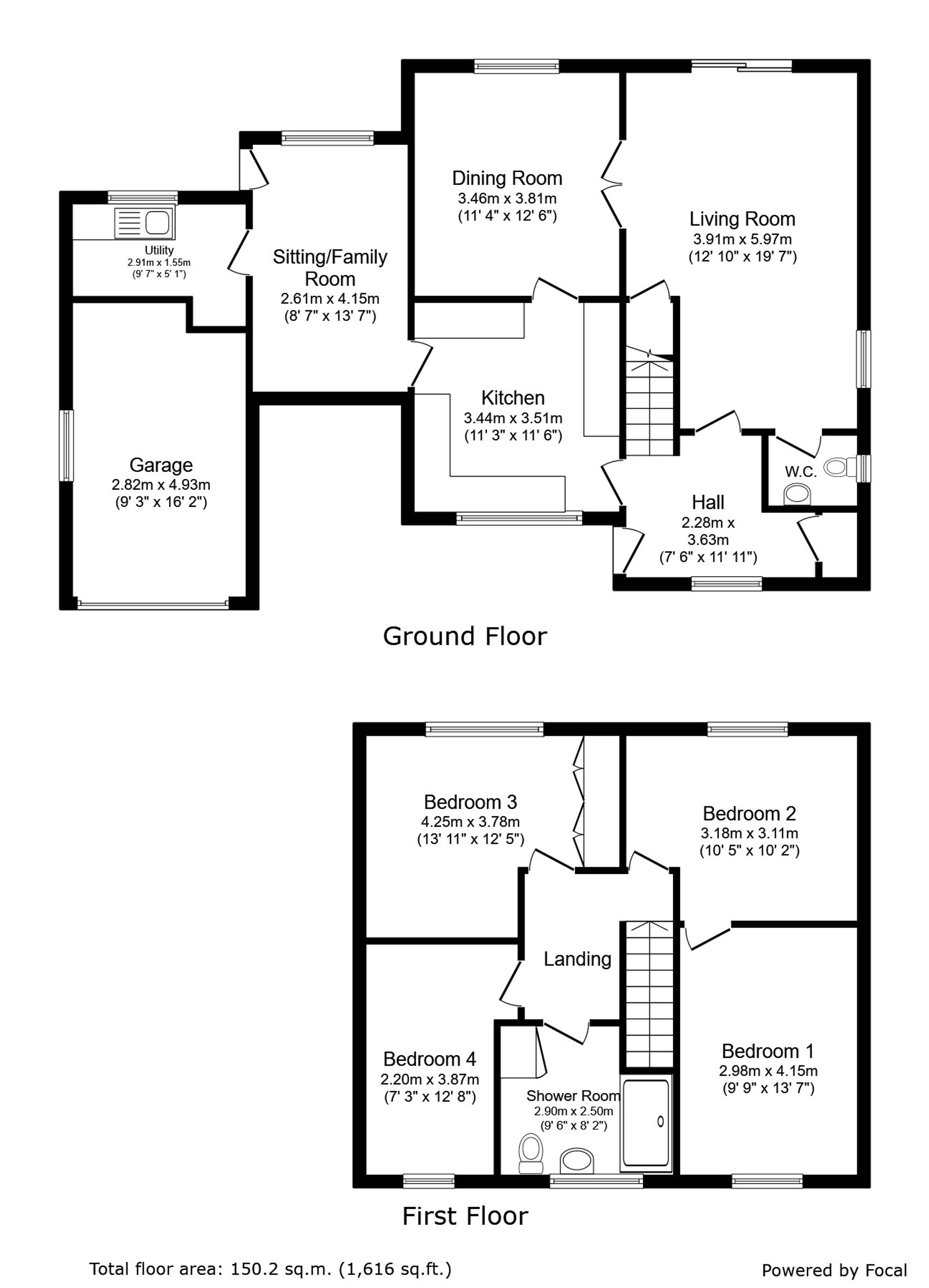 9 Duttons Lane, Tarporley floorplan