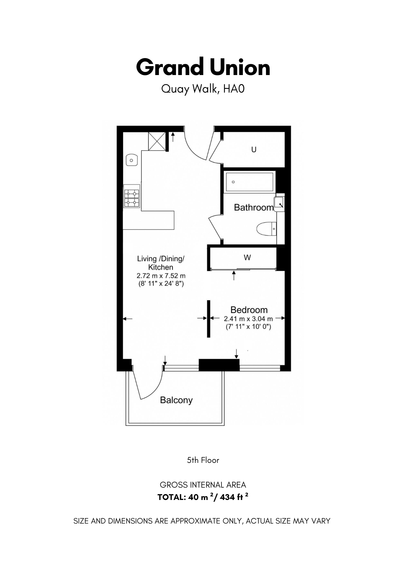 59 Waterview House, London floorplan
