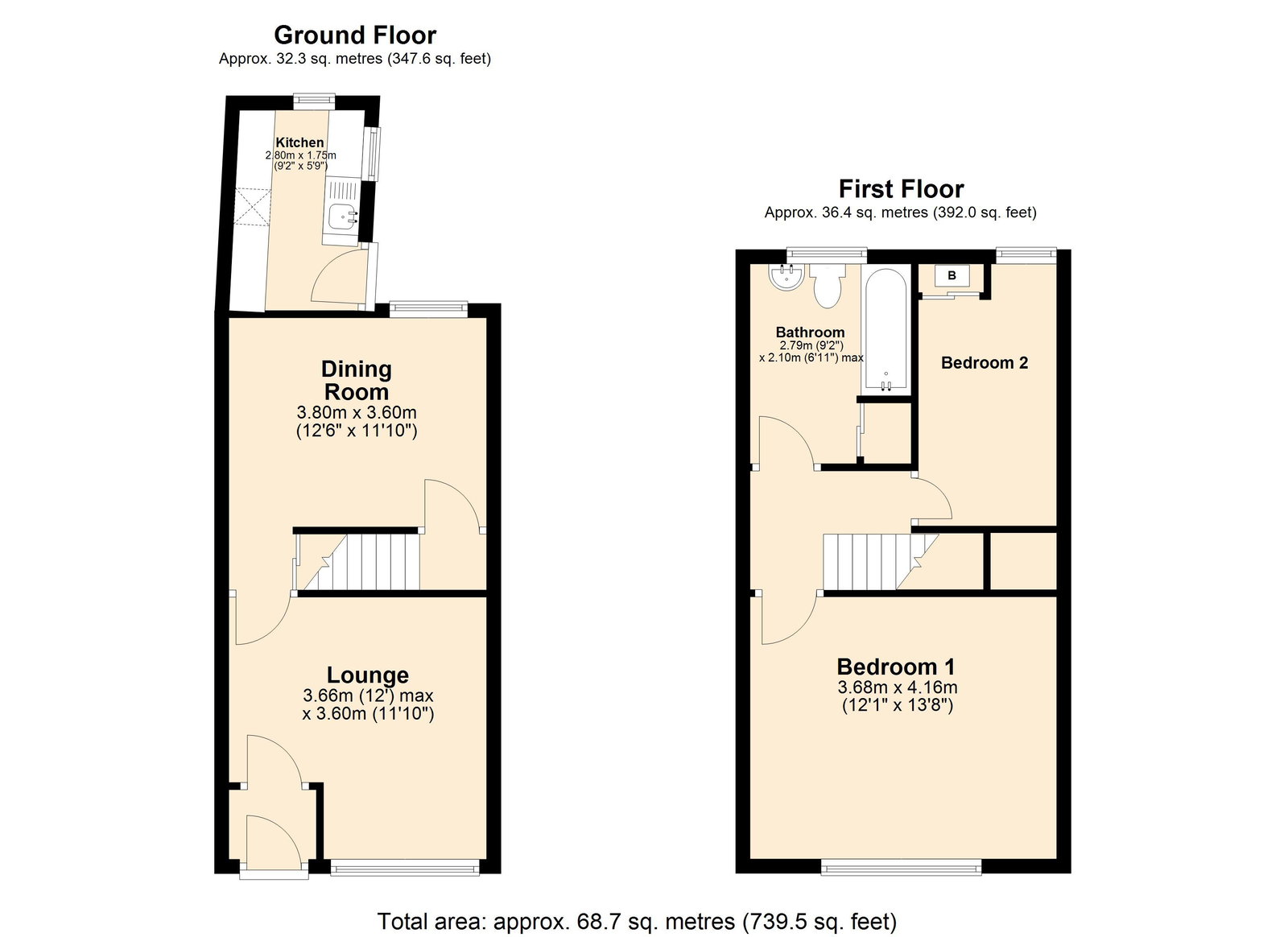 19, Moor Road, Wigan floorplan