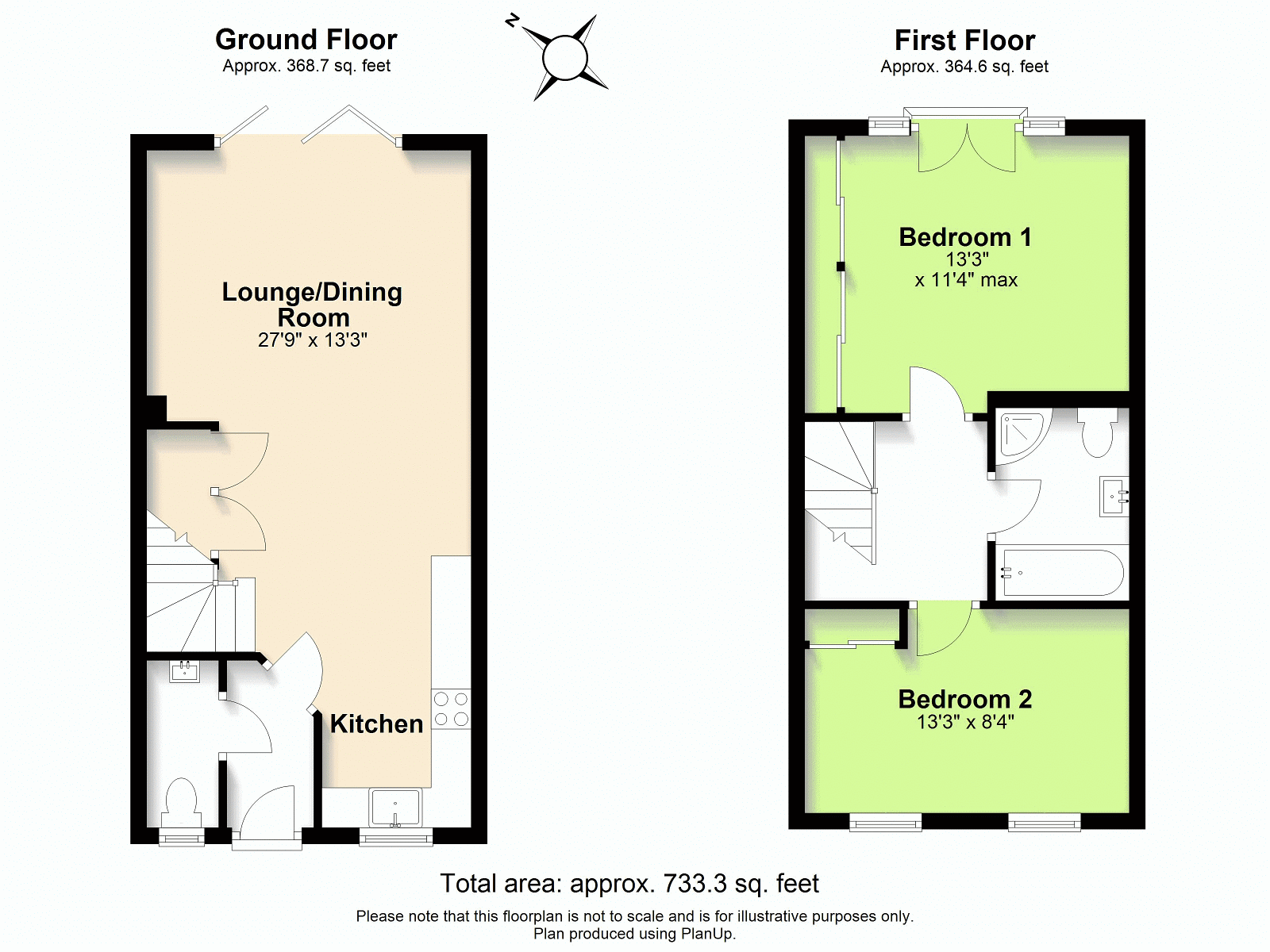 2 Bedrooms Terraced house for sale in Nightingale Terrace, Linden Road, Leatherhead KT22
