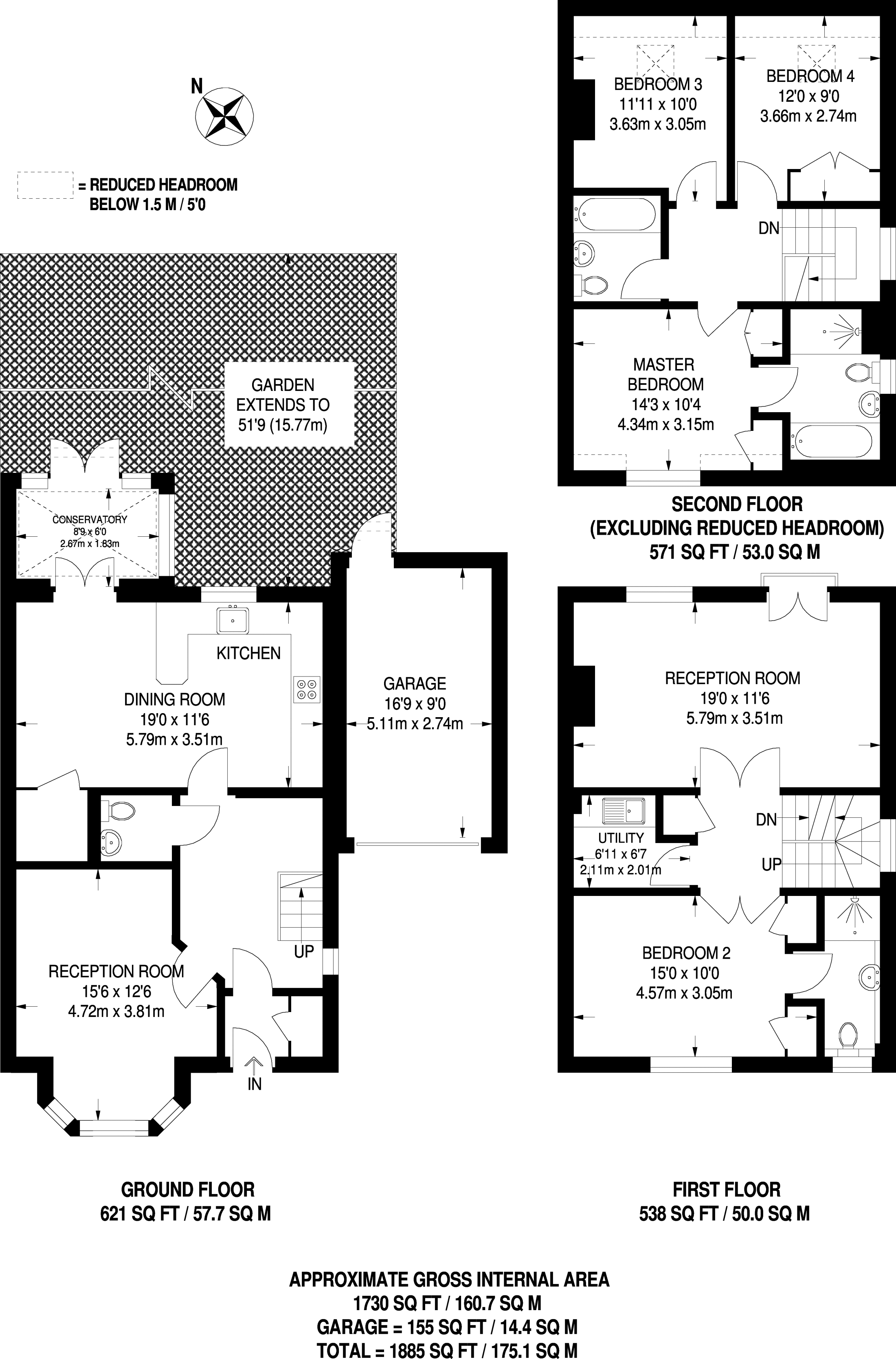 4 Bedrooms  to rent in Carlisle Close, Pinner HA5