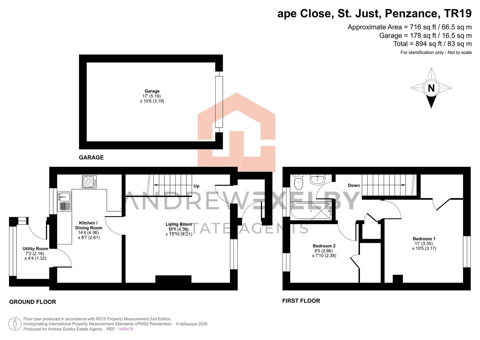 3, Cape Close, St. Just floorplan