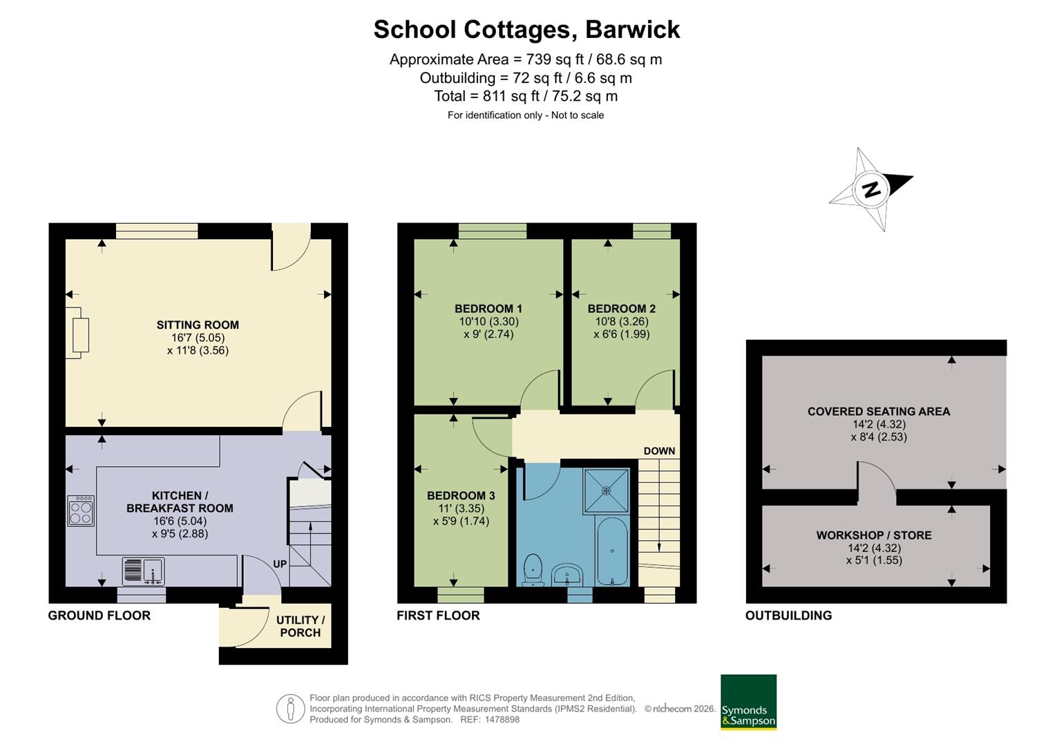 5, School Cottages, Yeovil floorplan