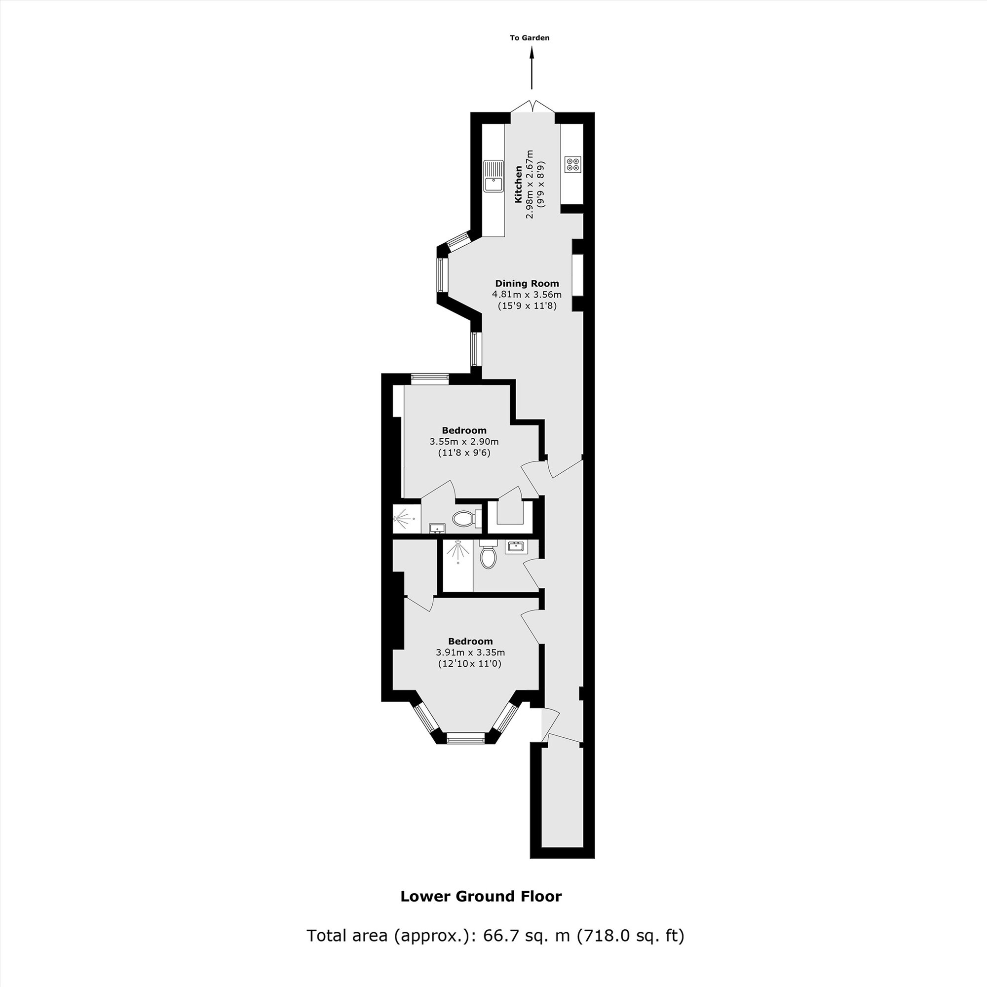 Kilburn Park Road, London floorplan