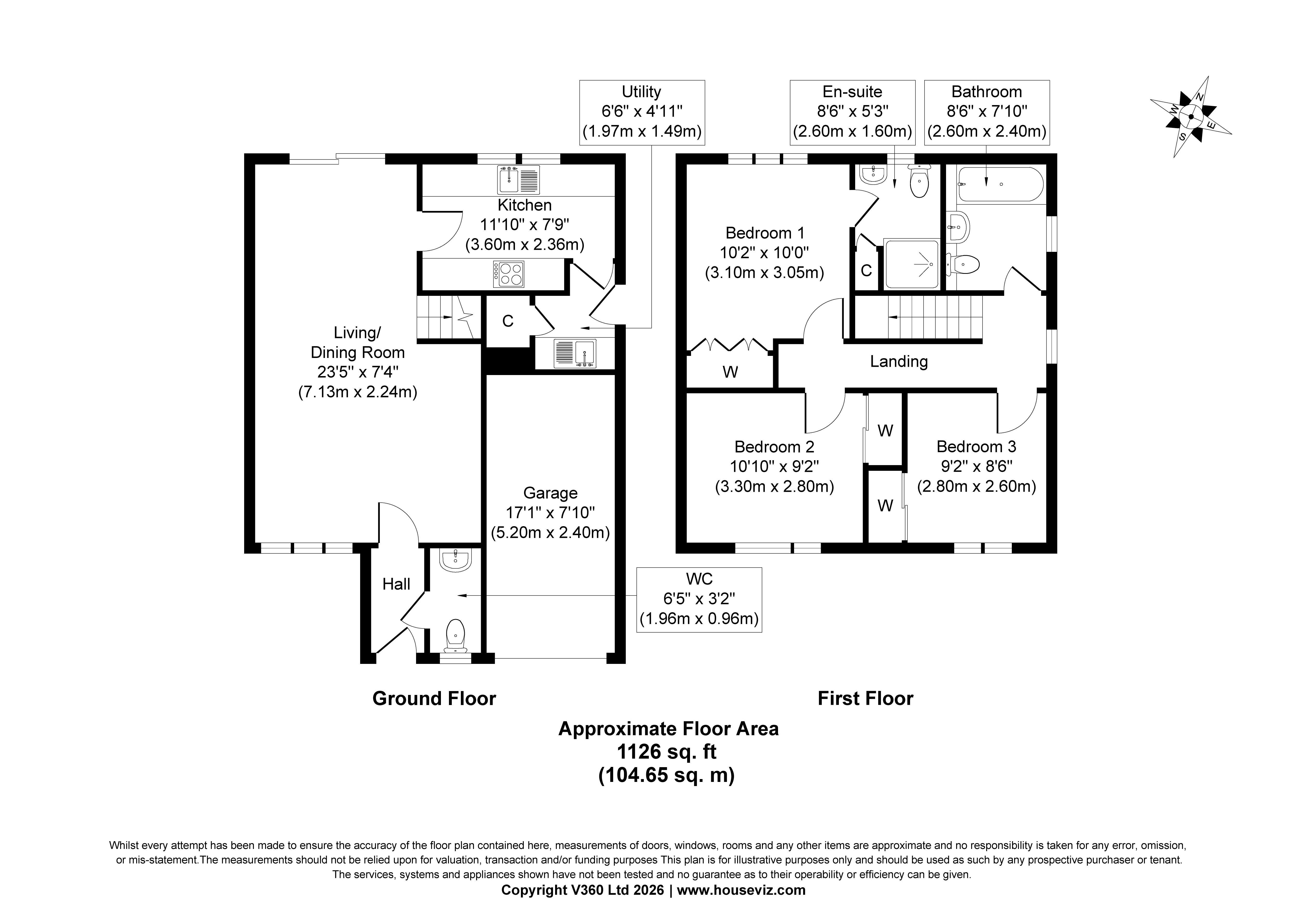 6 , South Elixa Place, Willowbrae, Edinburgh floorplan