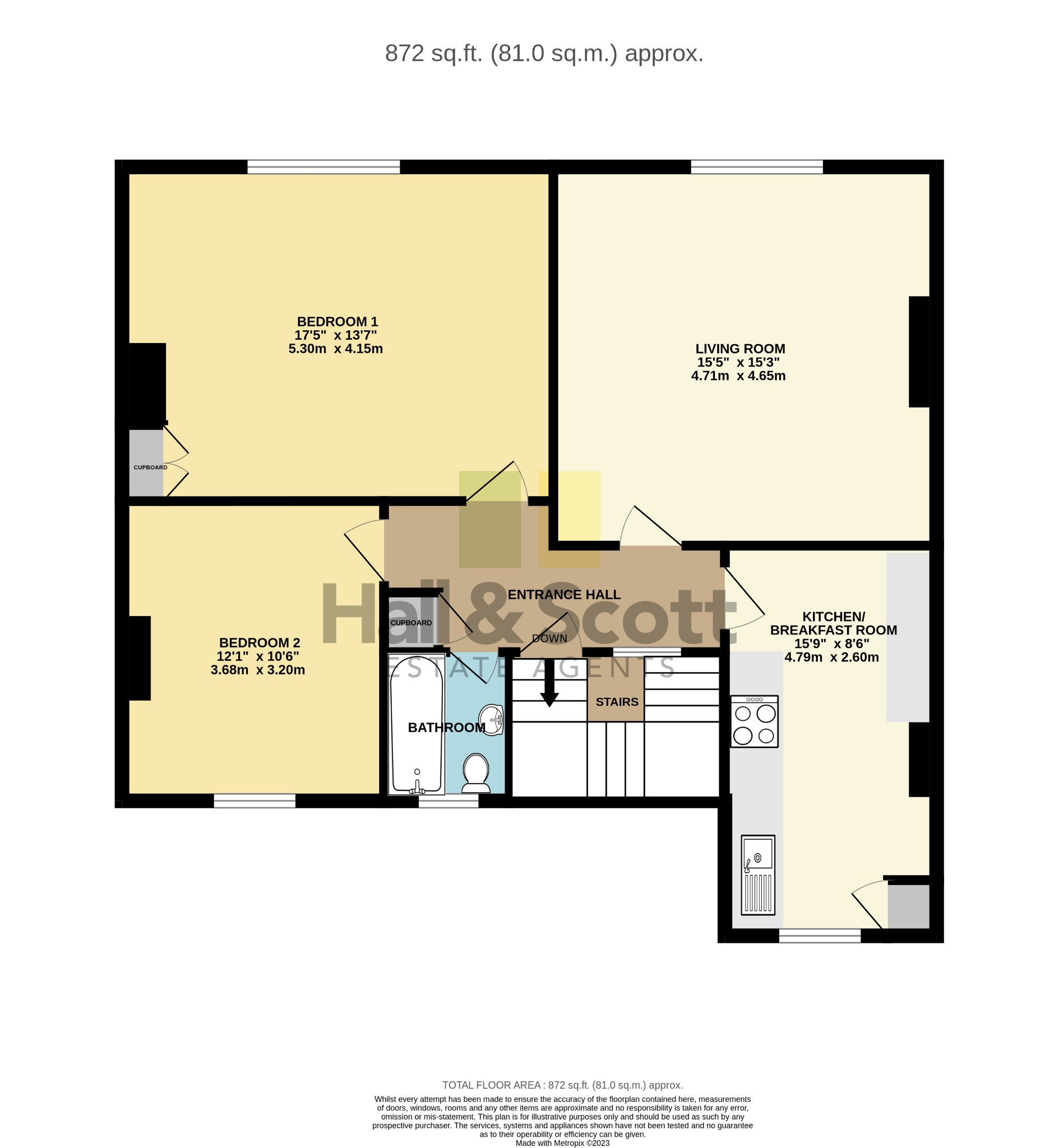 15B Broad Street, Ottery St Mary floorplan