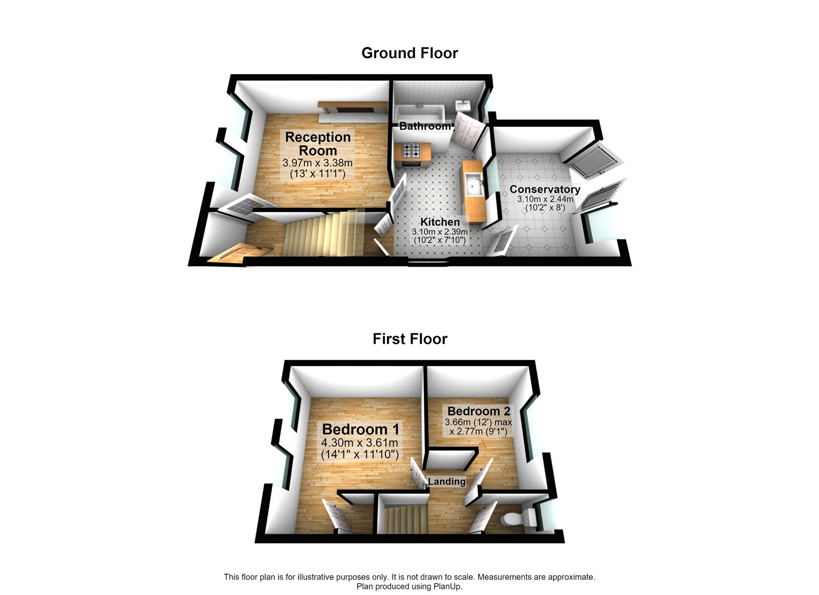 9, Leof Crescent, London floorplan