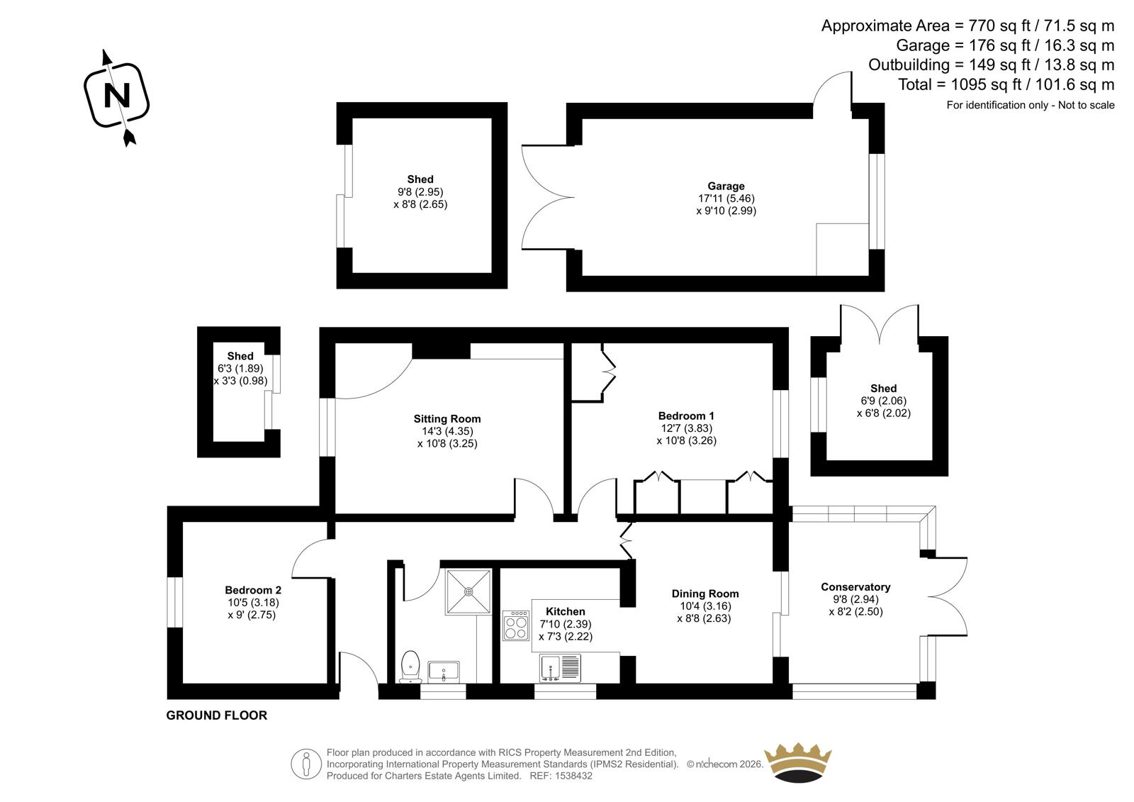 Abbey Road, Lancing floorplan