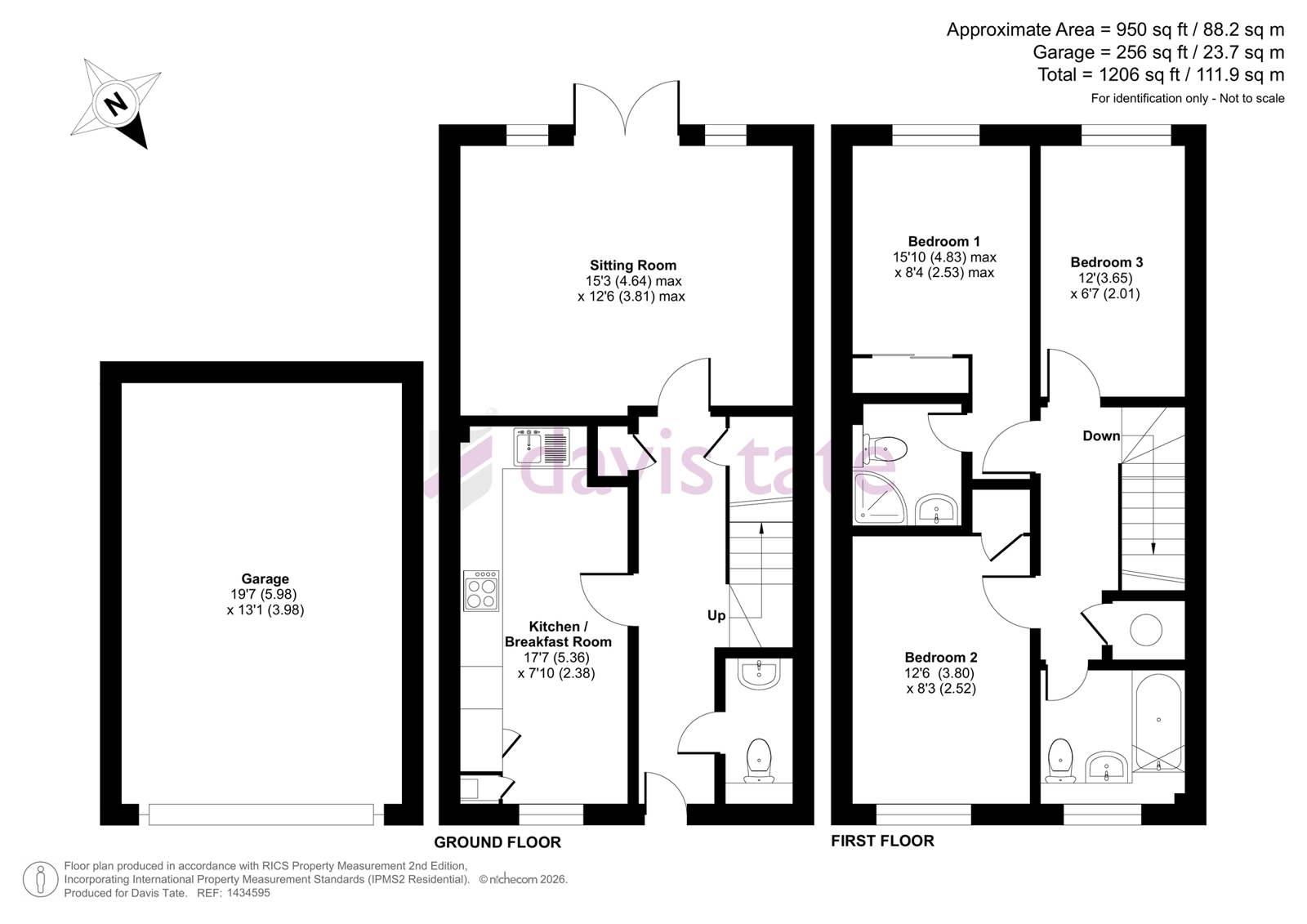 2, Mundy Close, Reading floorplan