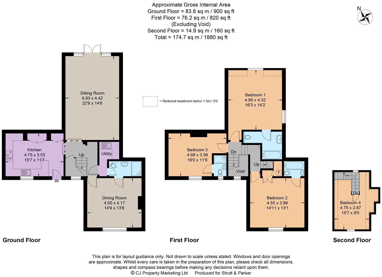 4 Bedrooms Terraced house for sale in Denham Lane, Chalfont St. Peter, Gerrards Cross, Buckinghamshire SL9