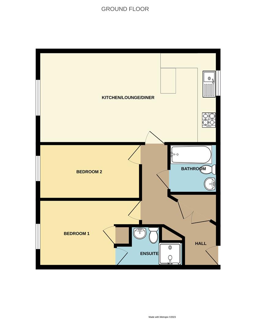 Flat 5, 3 Danby Street, Bristol floorplan