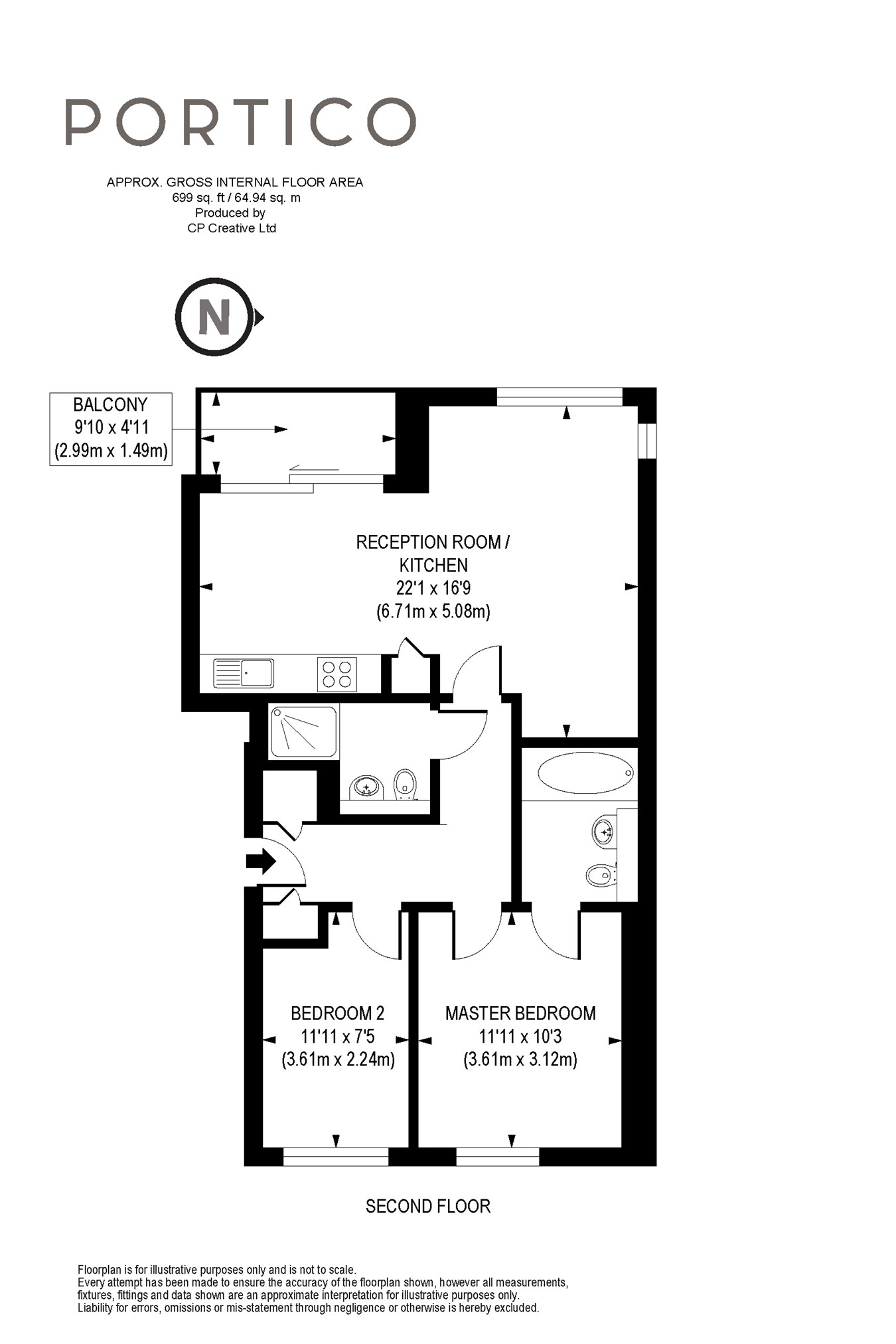 2 Bedrooms Flat to rent in Oval Road, London NW1